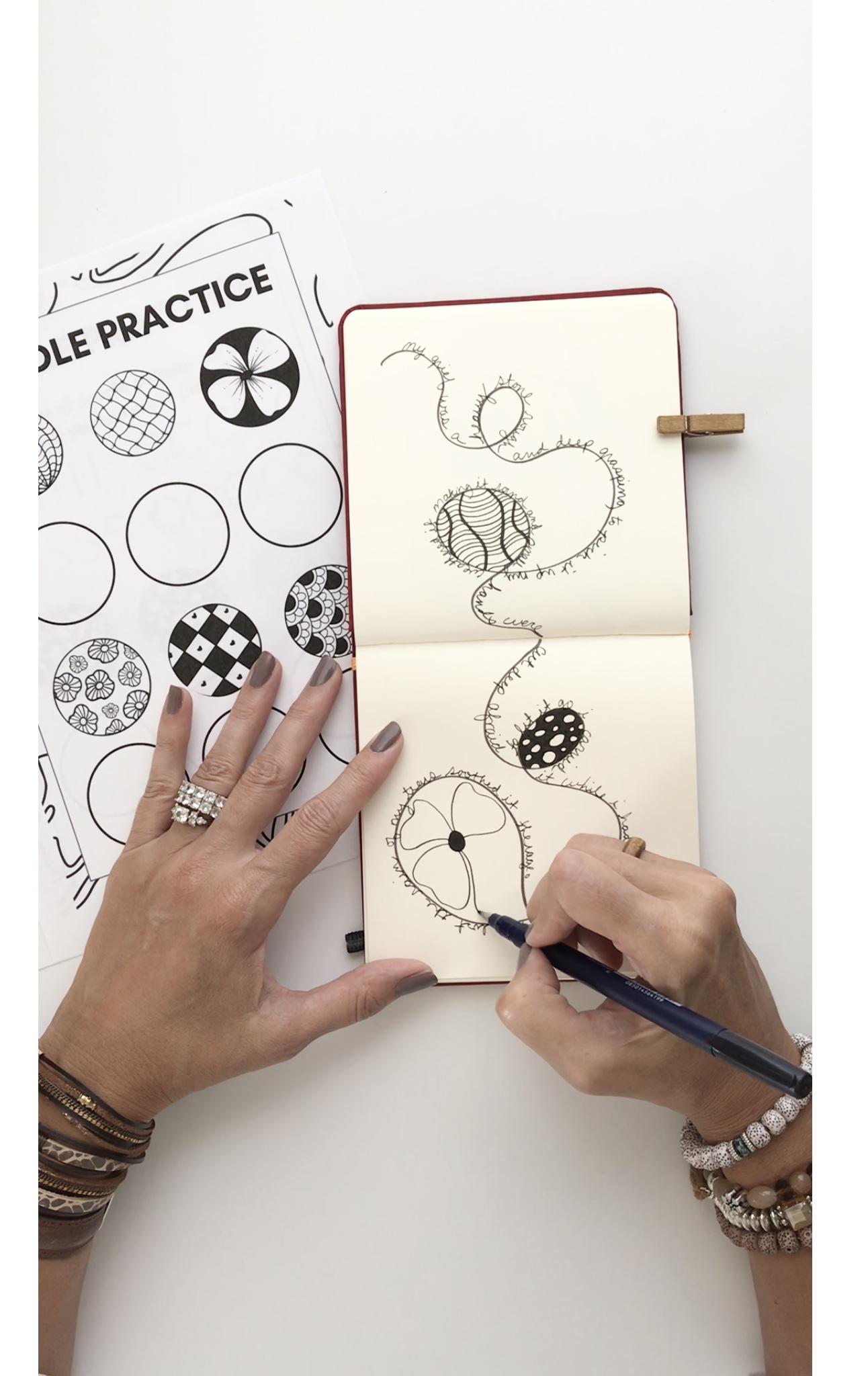Expressive Doodles Mixing Journaling with Doodle Art Heidi Cogdill
