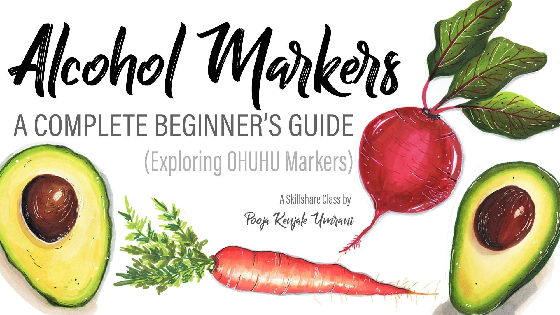 Alcohol Markers A Complete Beginner's Guide. (Exploring Ohuhu Markers) Pooja KenjaleUmrani