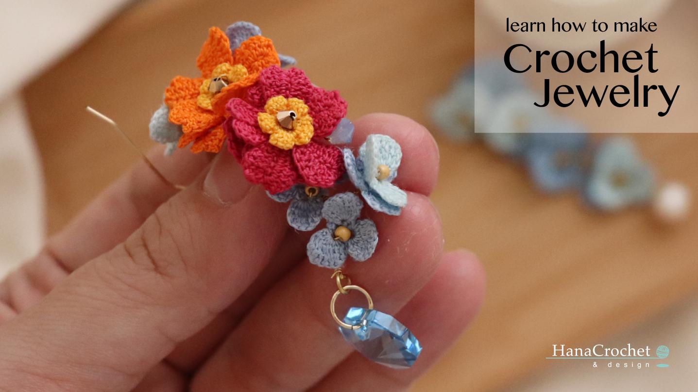 crochet flowers earrings how to make crochet flowers earrings