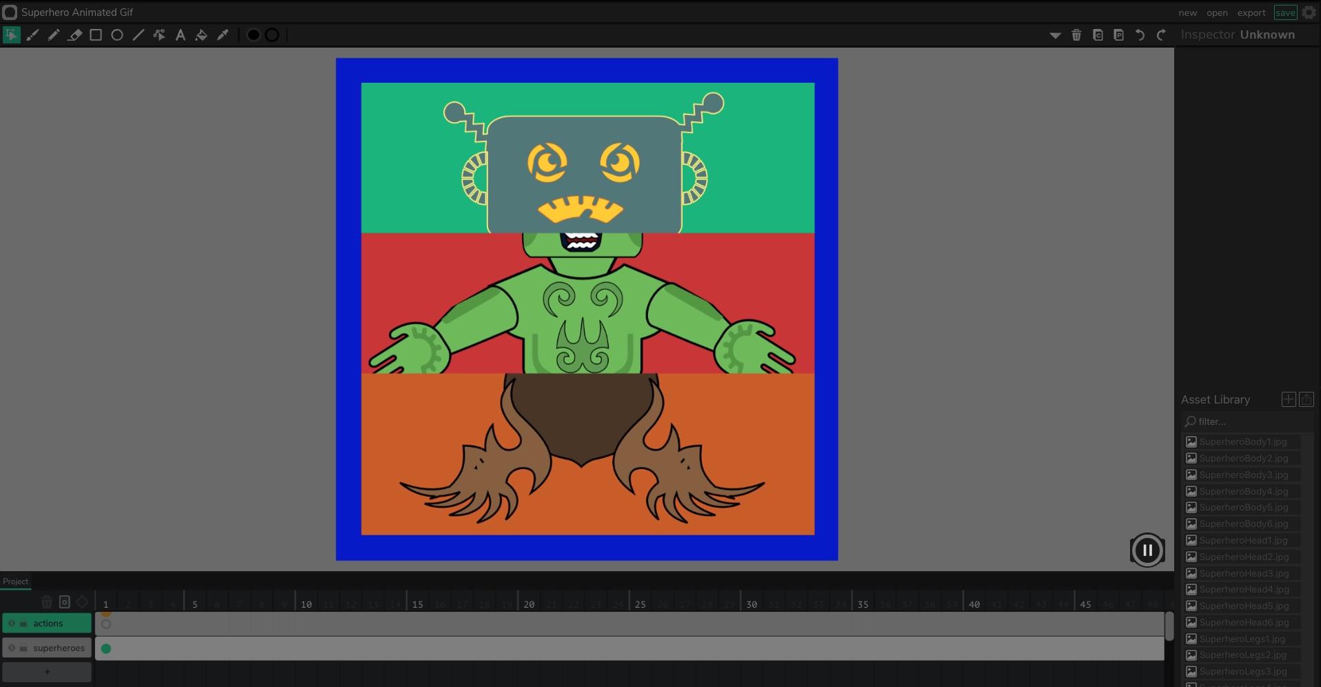 Make Fun Sliced Up Monster Character Animated Gifs With Affinity