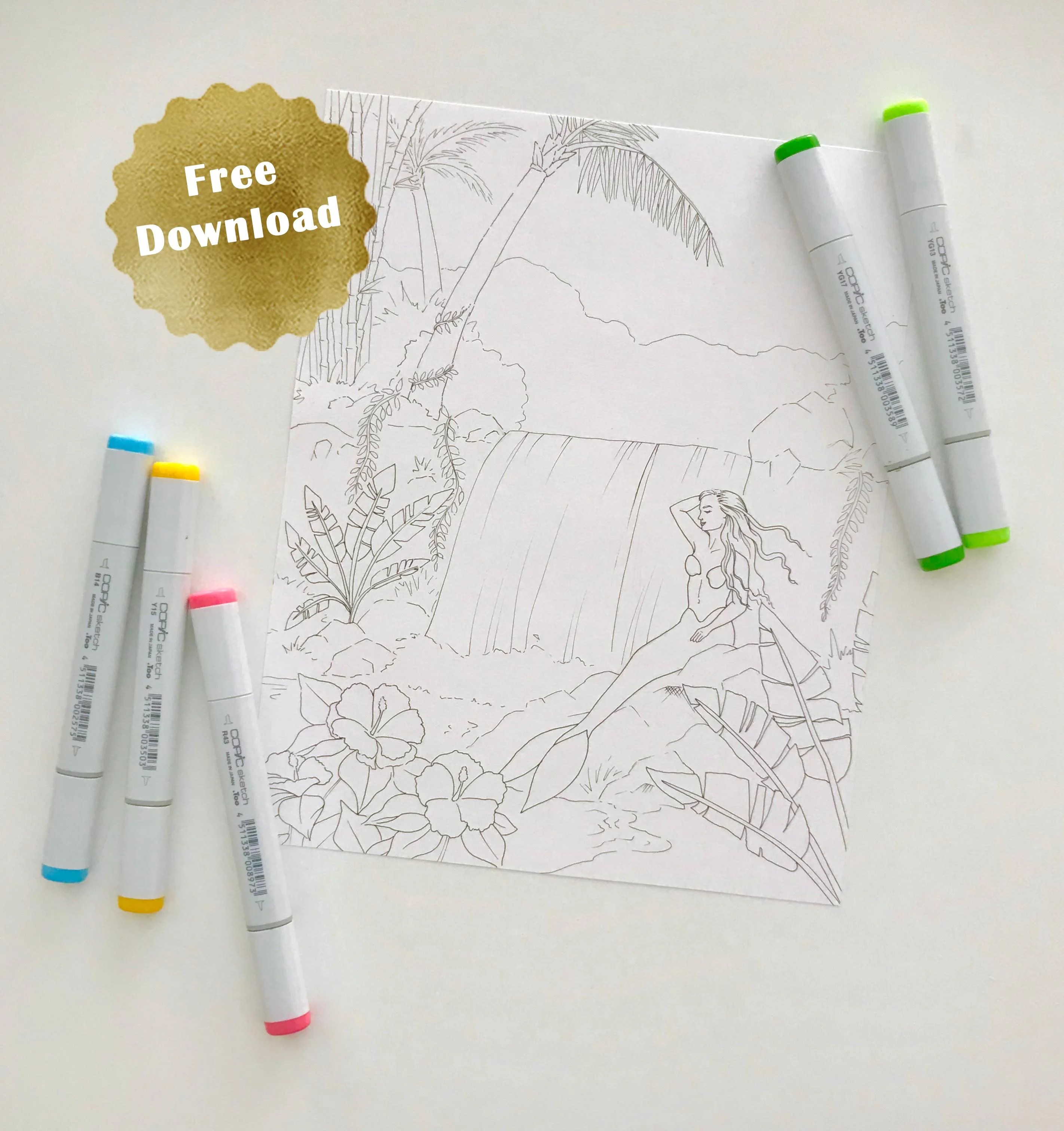 Introduction to Copic Markers Illustration Techniques for Beginners Elizabeth Weglein