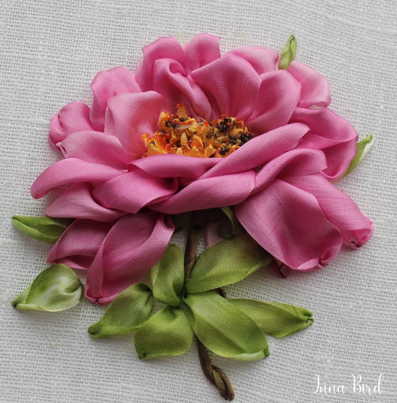 Learn Ribbon Embroidery Roses