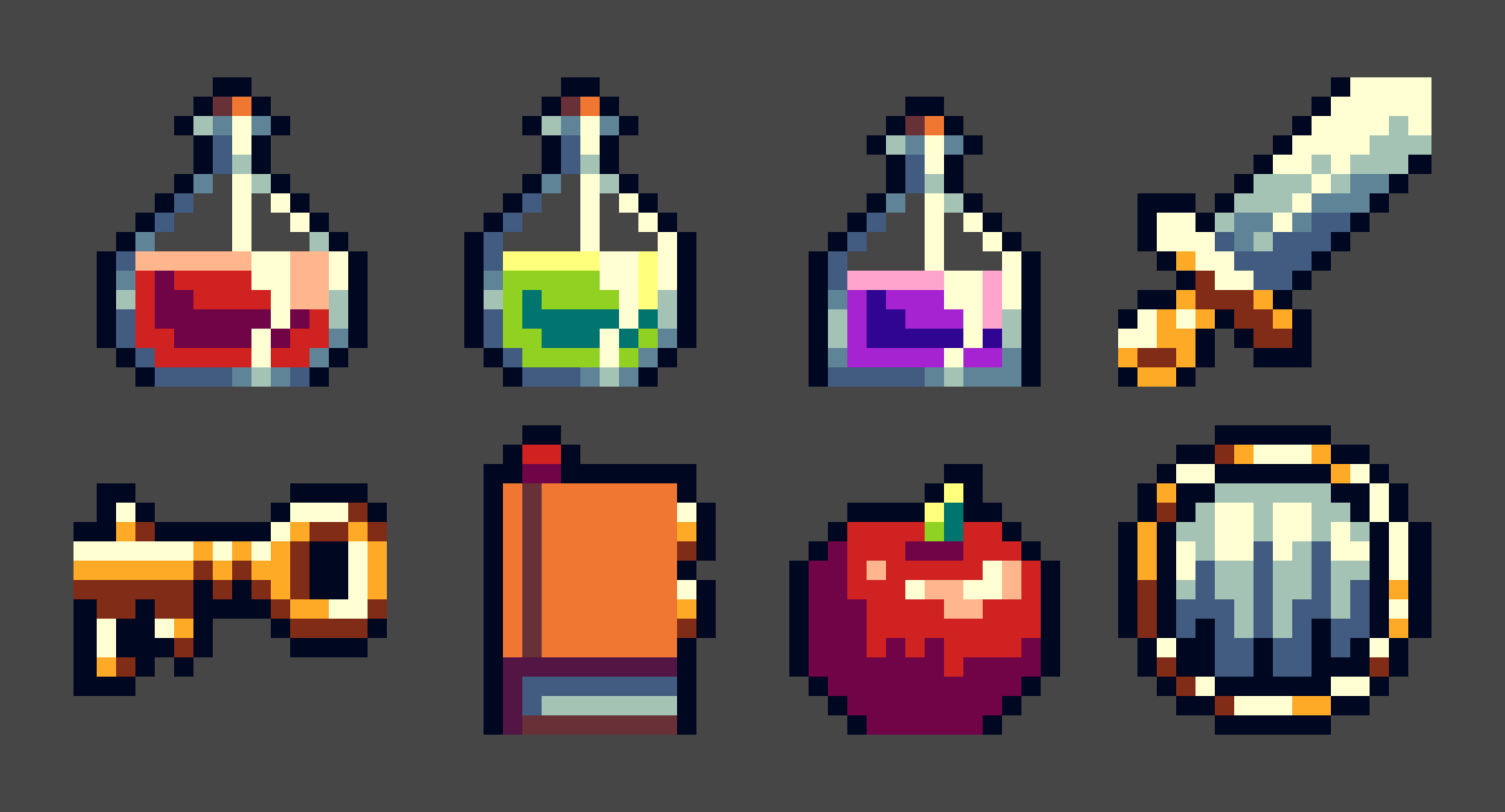 Making an Item Set in Pixel Art Simon Sanchez Skillshare