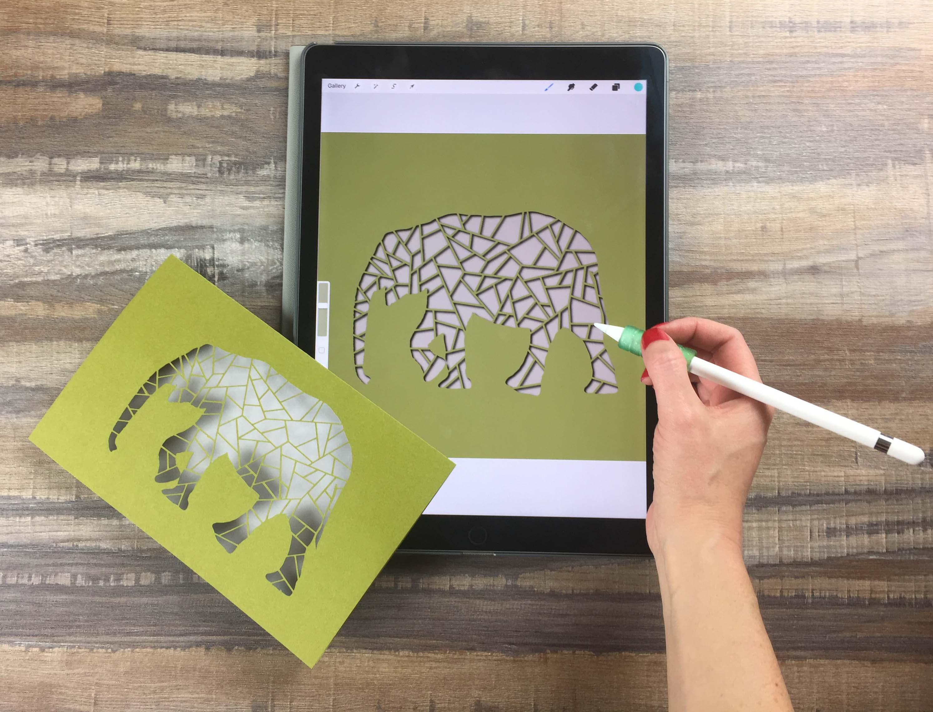 Create Paper Cuttings on Your iPad in Procreate + Digital