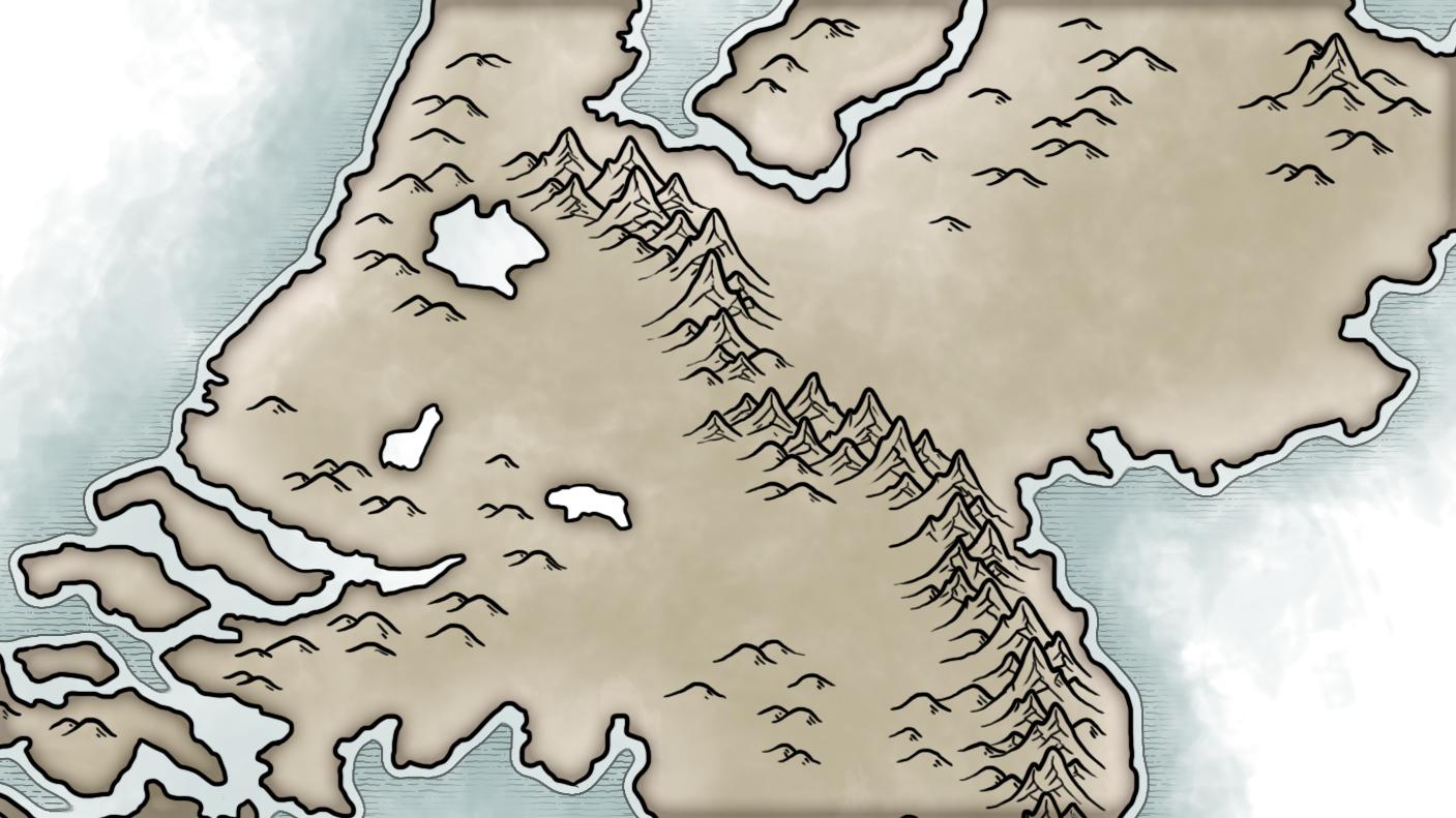 How To Draw Mountain Ranges On A Map Drawing Art Ideas