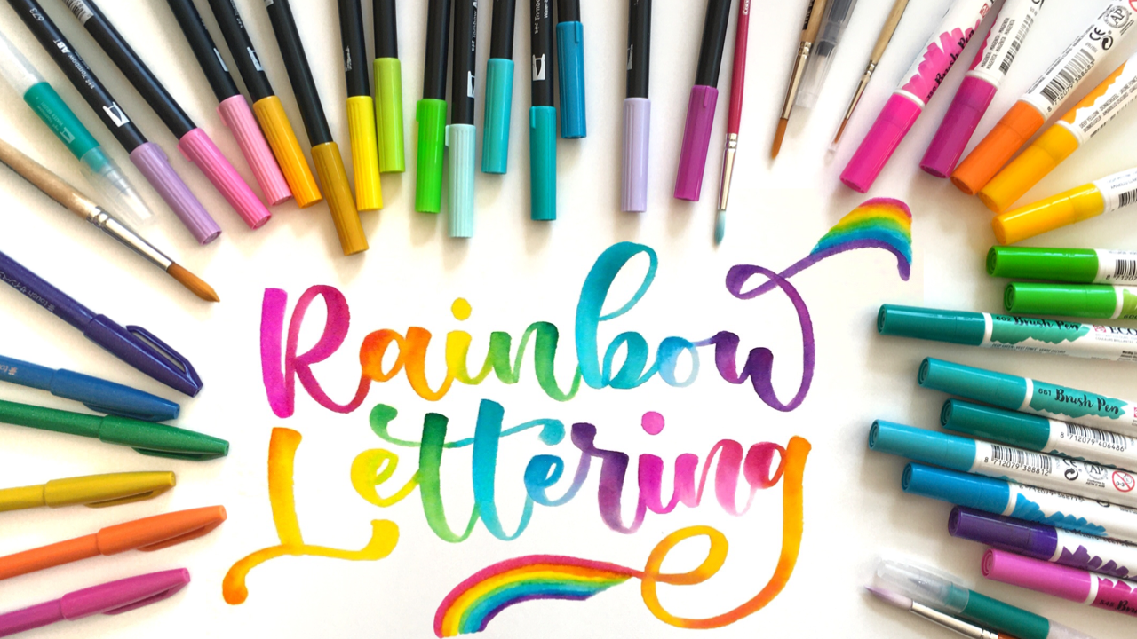 Rainbow Lettering Fun & Easy Ways to Add Color to Your Calligraphy
