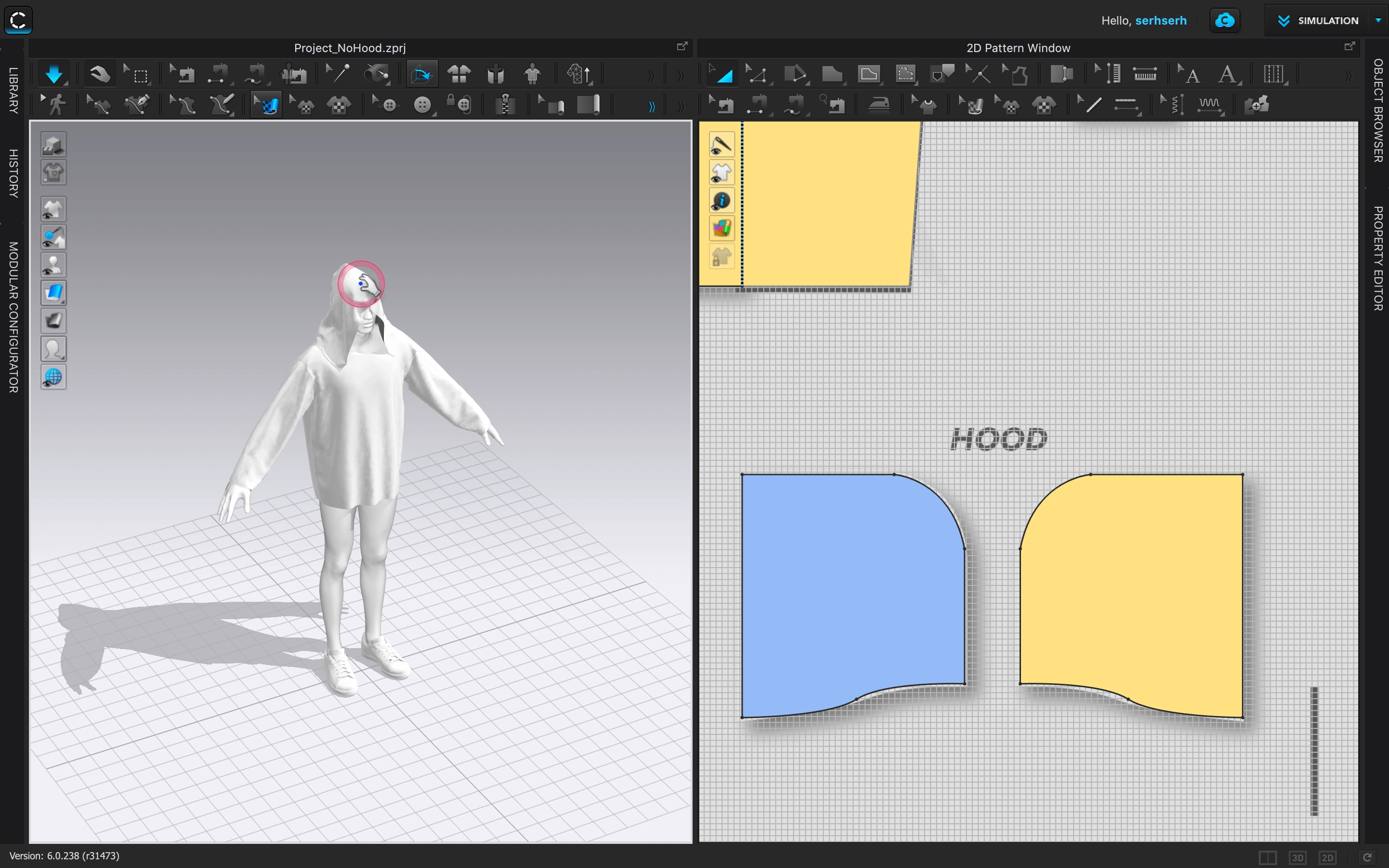 Virtual Fashion Design / Clo 6.0 Basics 3D Clothes, Digital Pattern