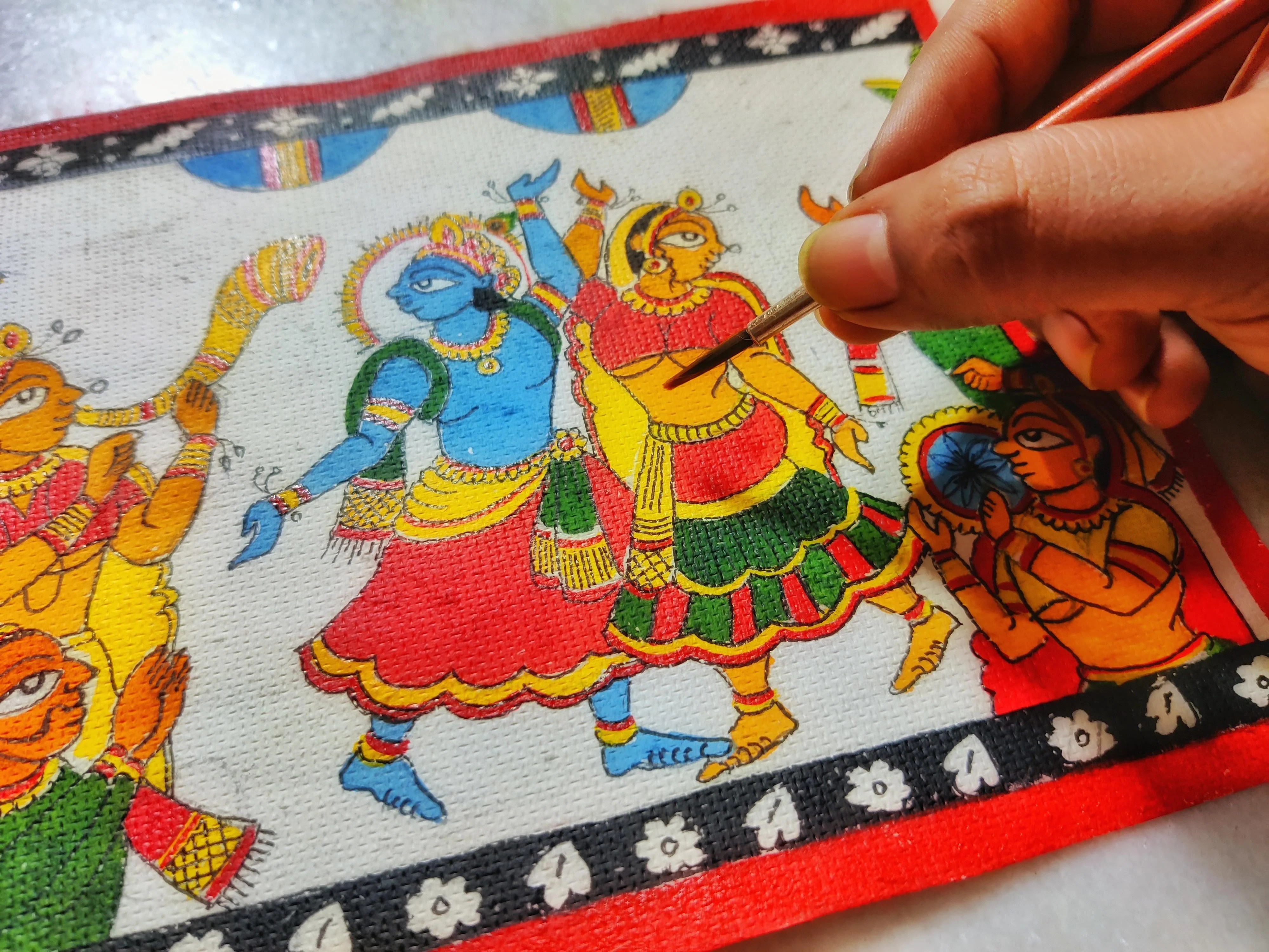 Know the Unknown Phad Rajashthani Painting Indian Traditional Old