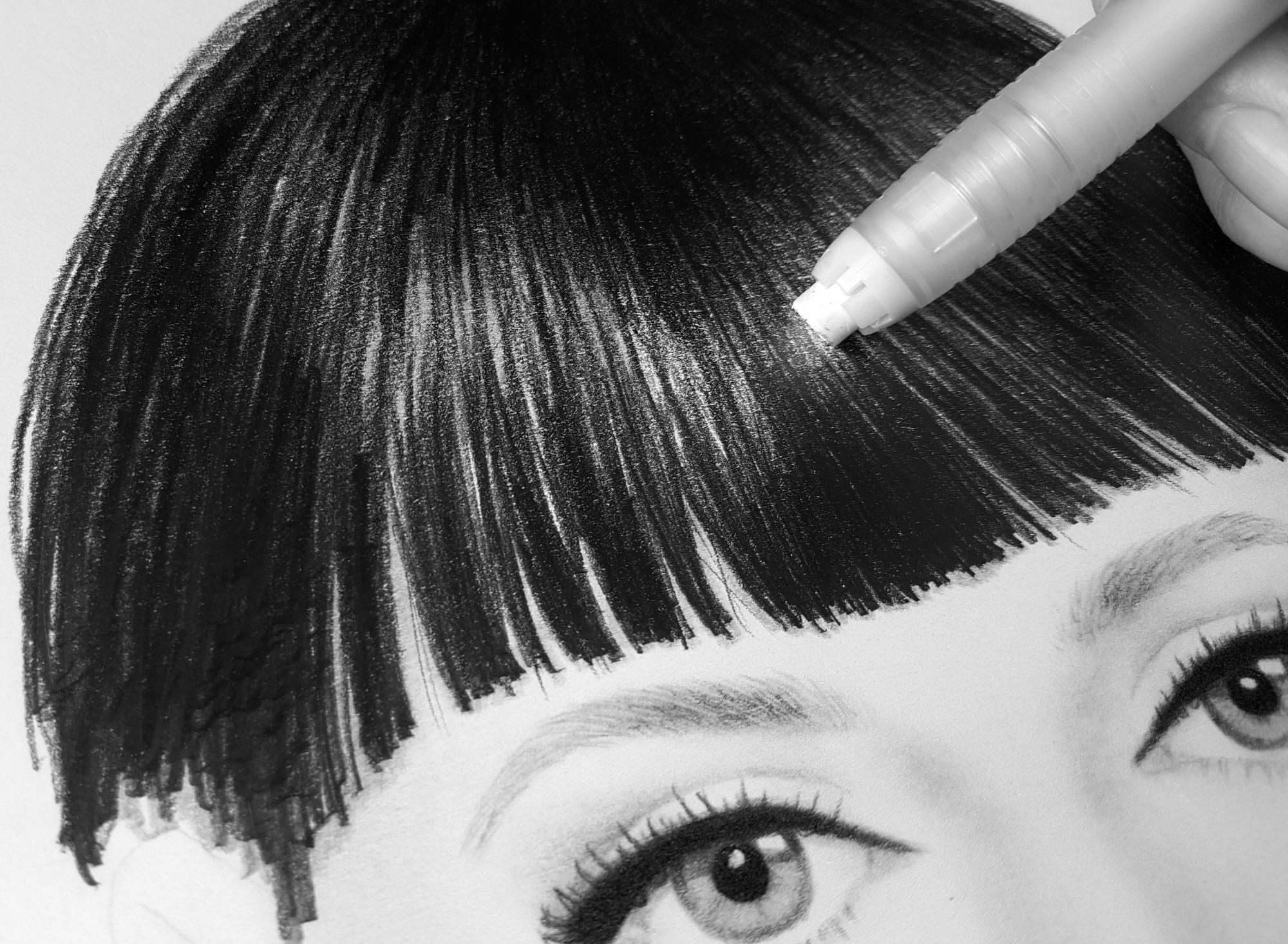 How To Draw Bangs Realistic "How To" Images Collection