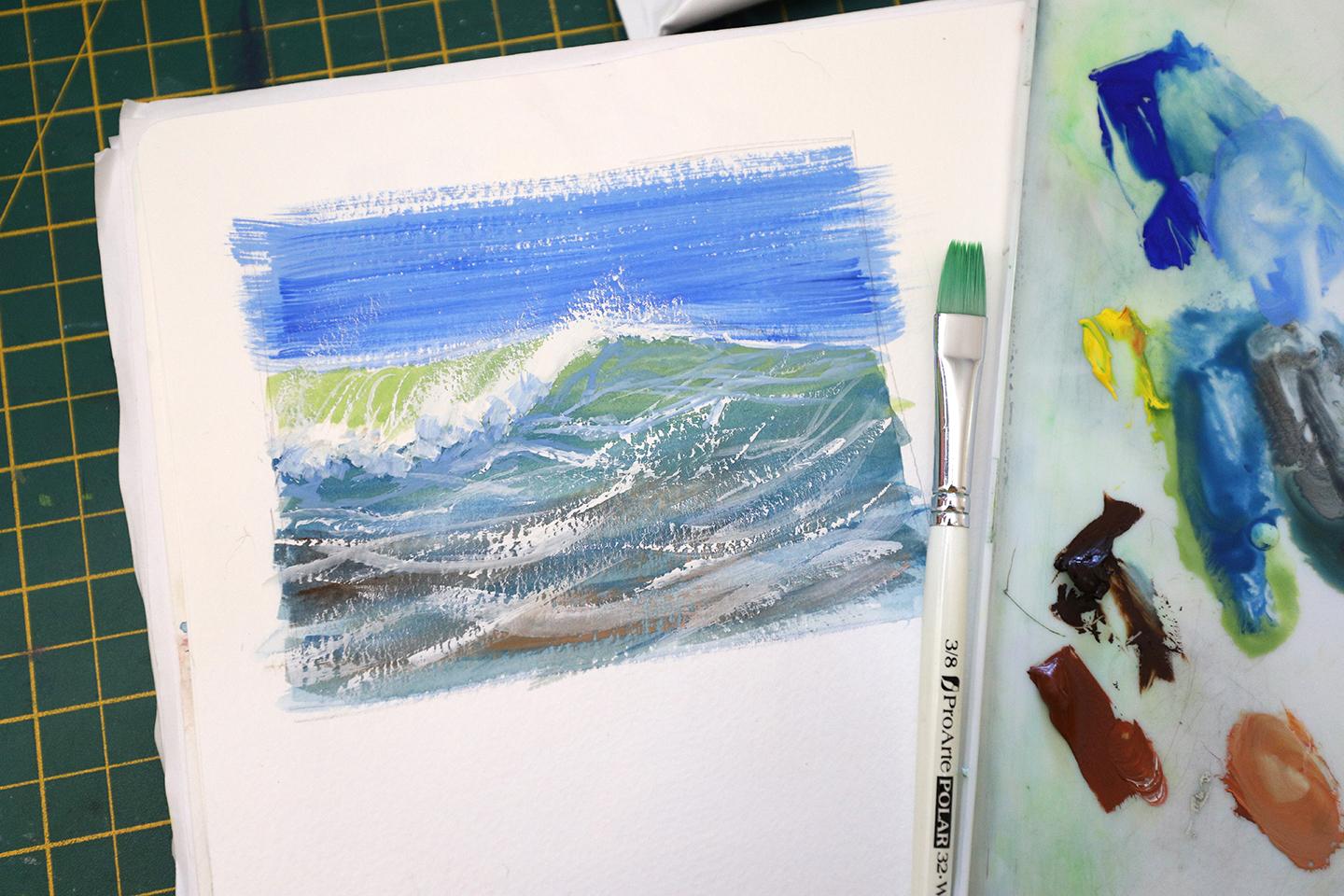 Draw & Paint WATER Indepth Explanation with Watercolor, Gouache