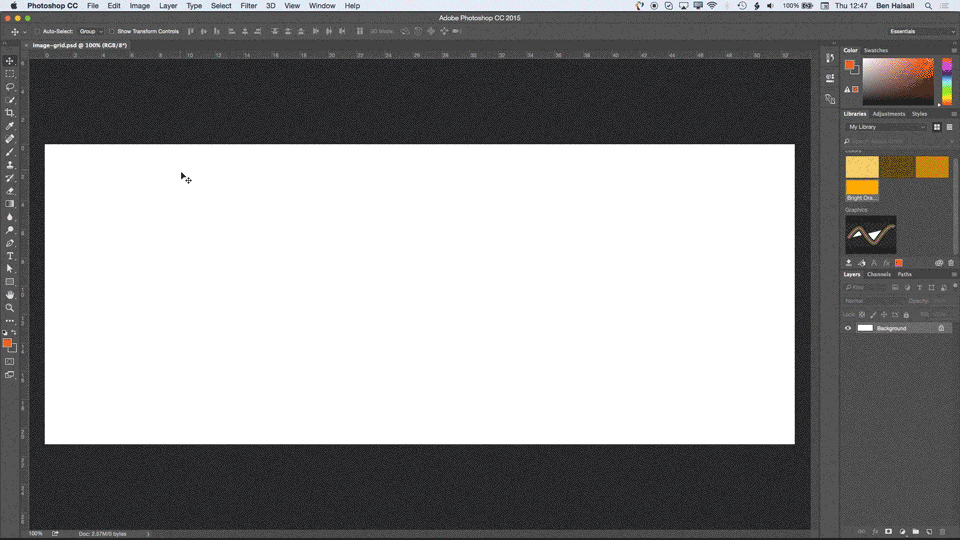 Create an Image Grid with Color Effects