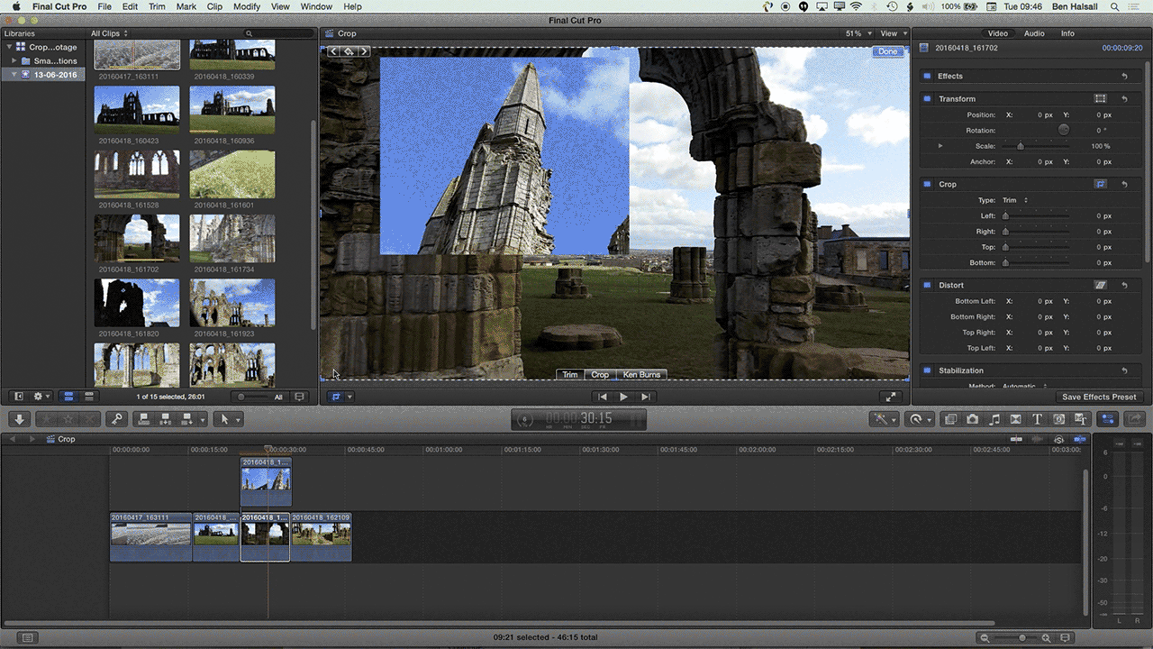 Final Cut Pro X Cropping in Depth with Practical Examples Benjamin