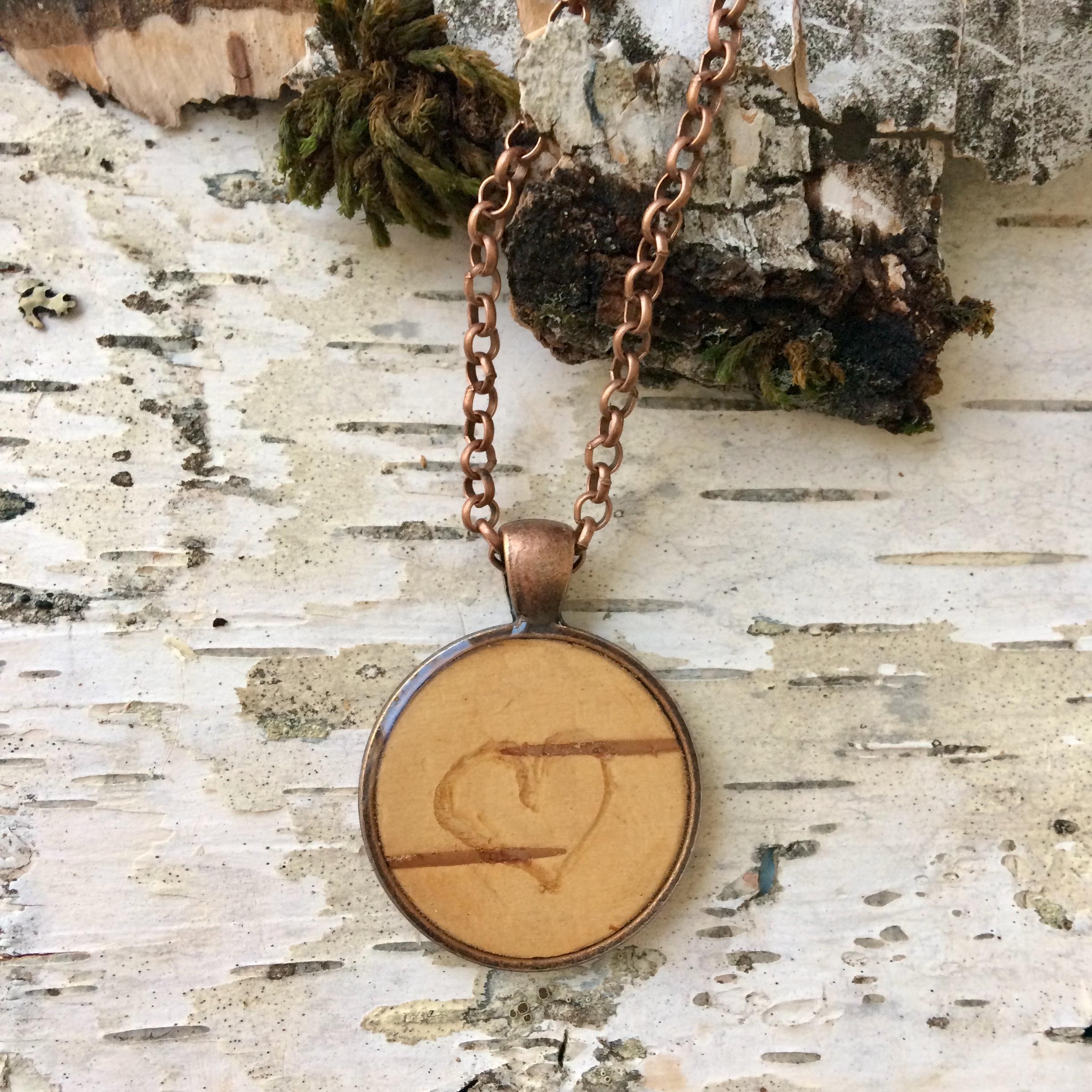 Creating Jewelry Pendants with Natural Birch Bark and Resin Kellie