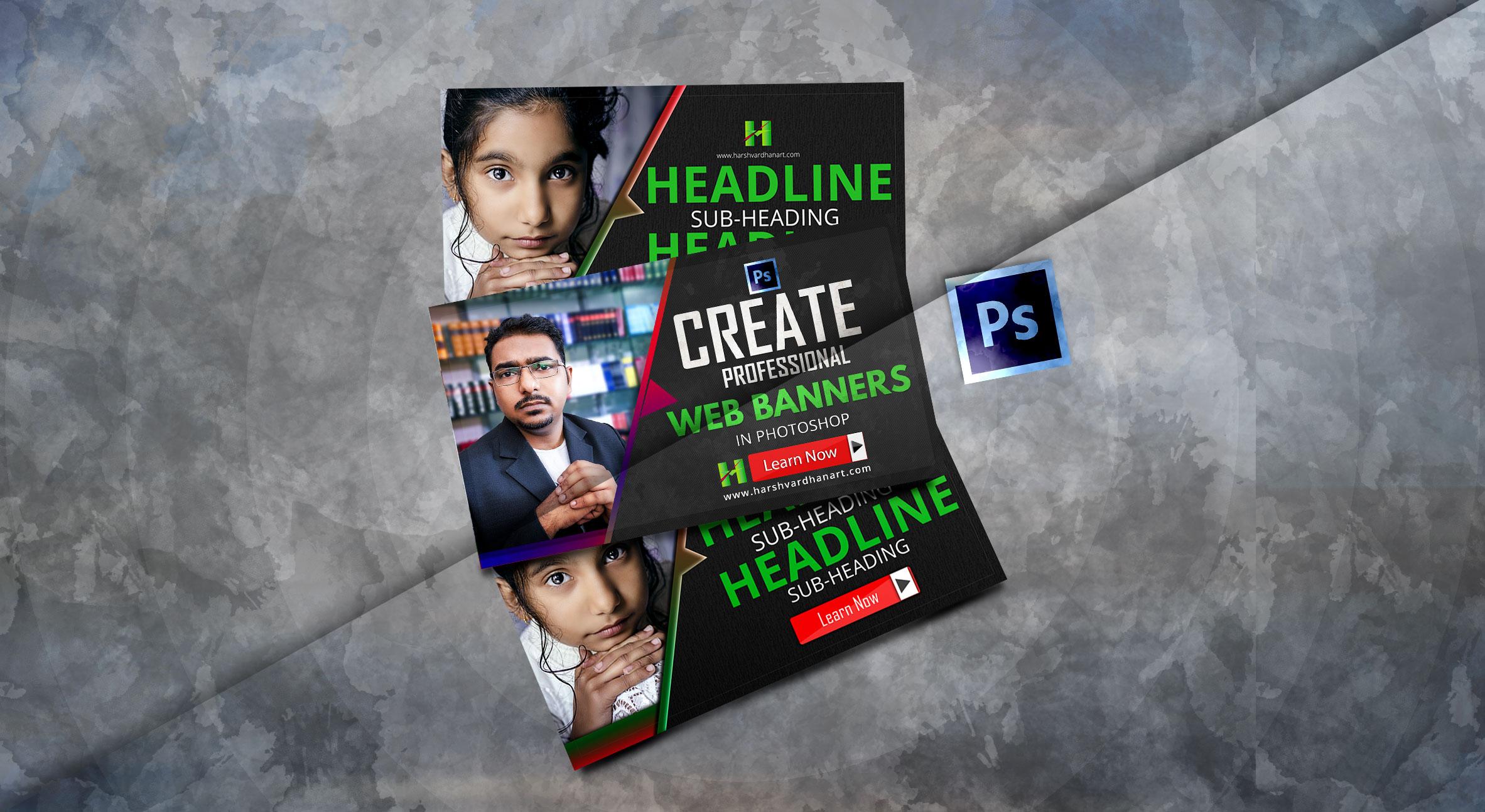 DIY Design Professional Web Banners in 4 Beginners Harsh