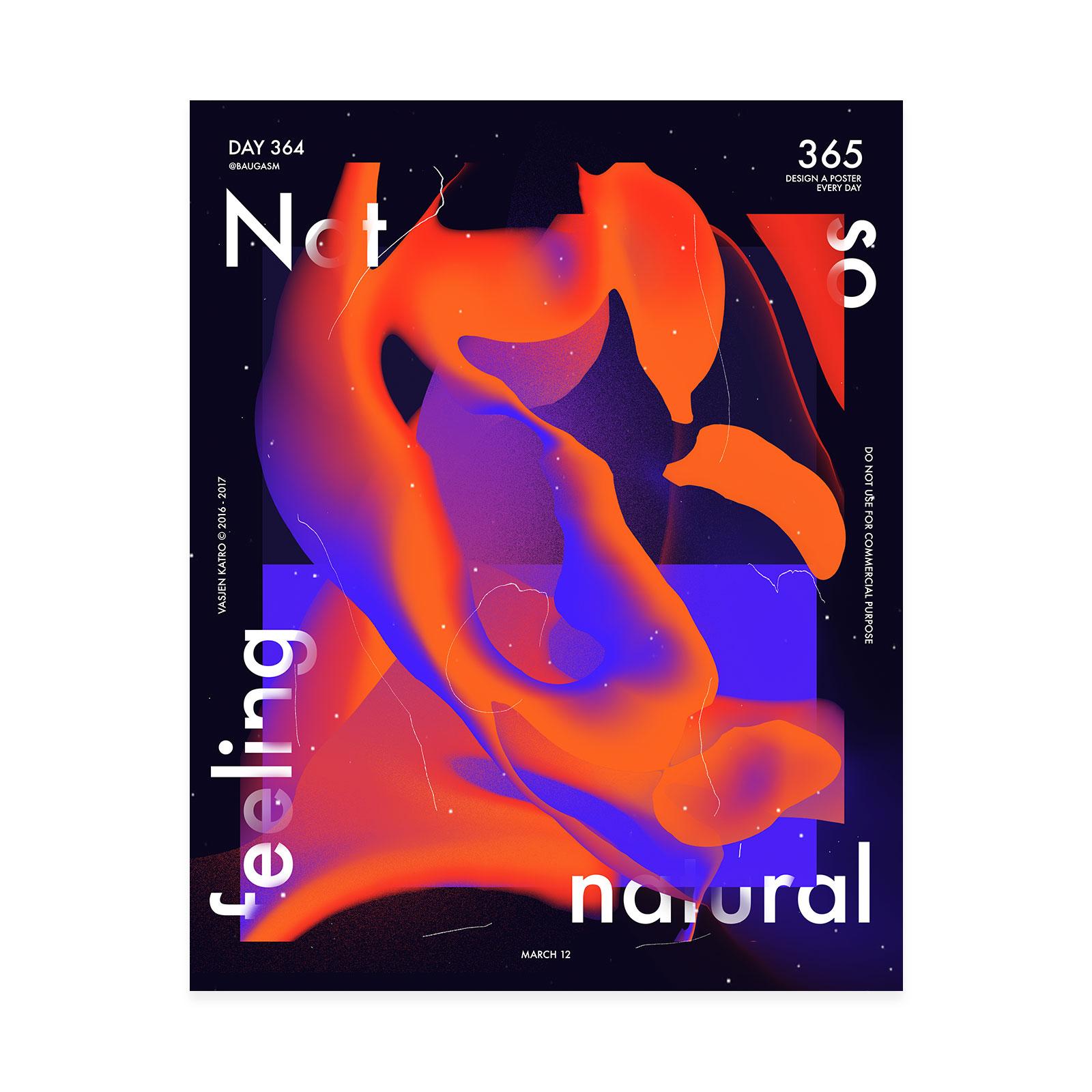 Baugasm™ Series 7 Design an abstract poster with liquid effect in