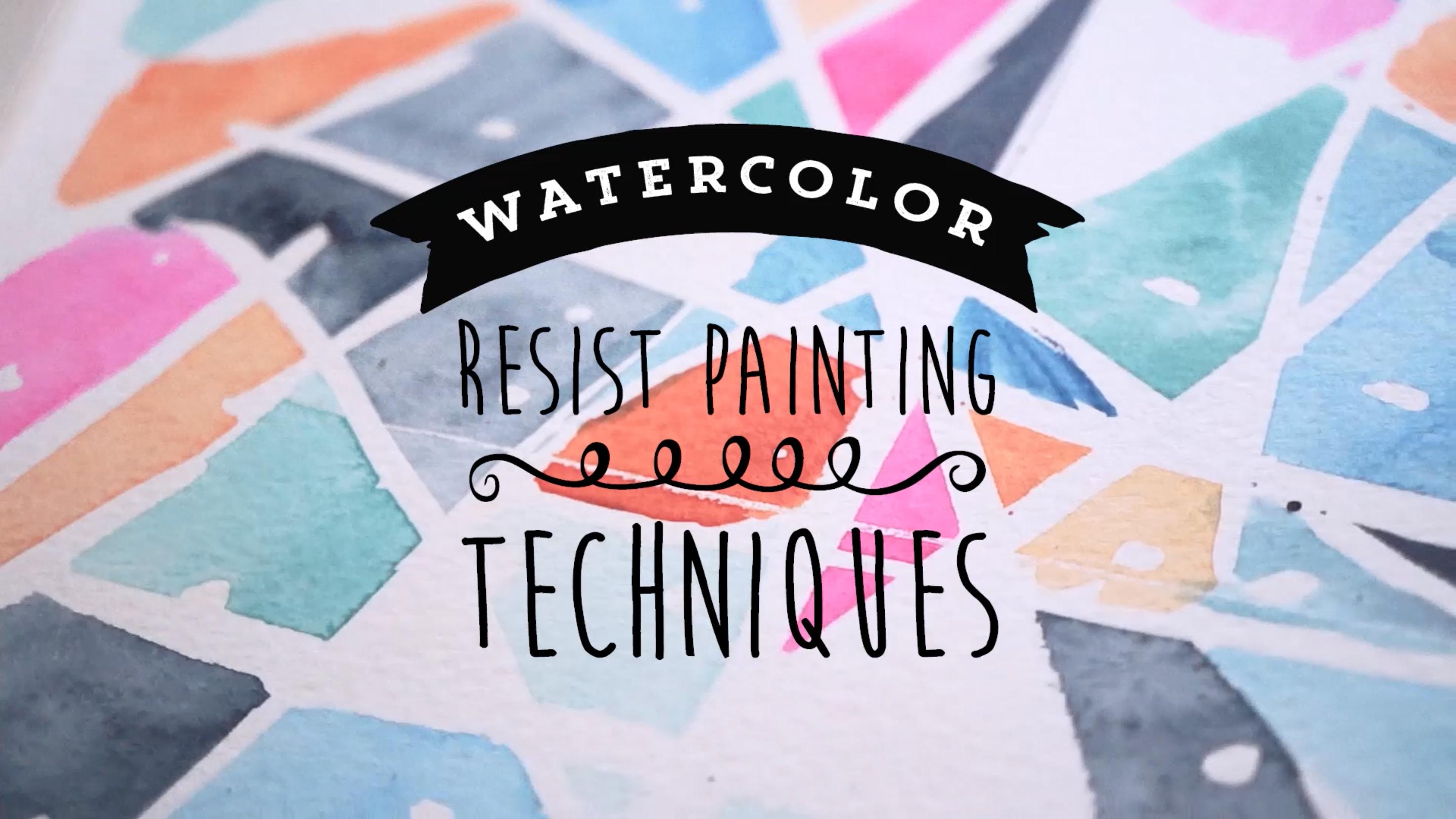 Watercolor Resist Painting Techniques Taniya Varshney Skillshare