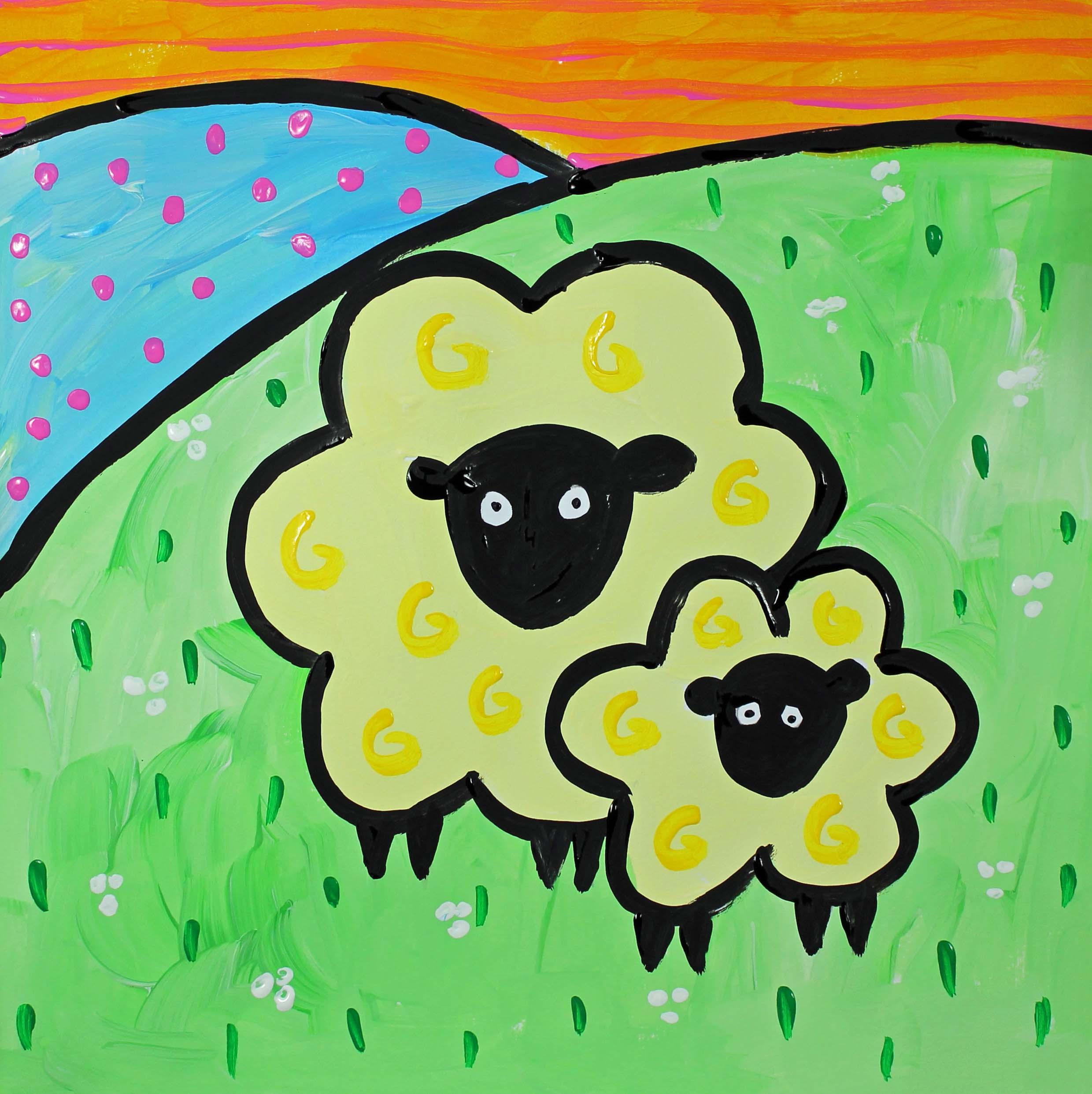 Sheep Drawing For Kids