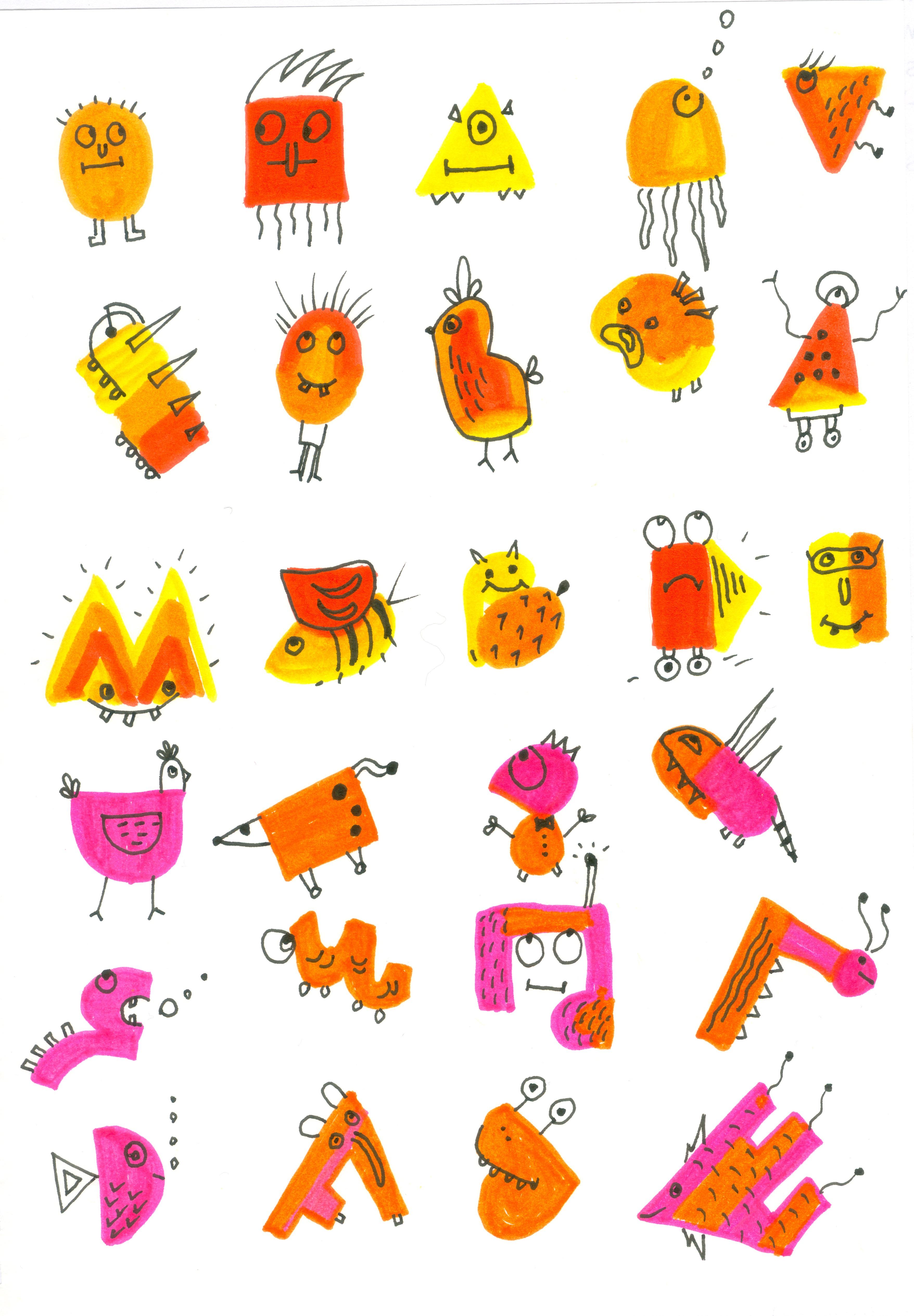 How to Draw Cute Characters (Part 2) Design Things and Sell It in