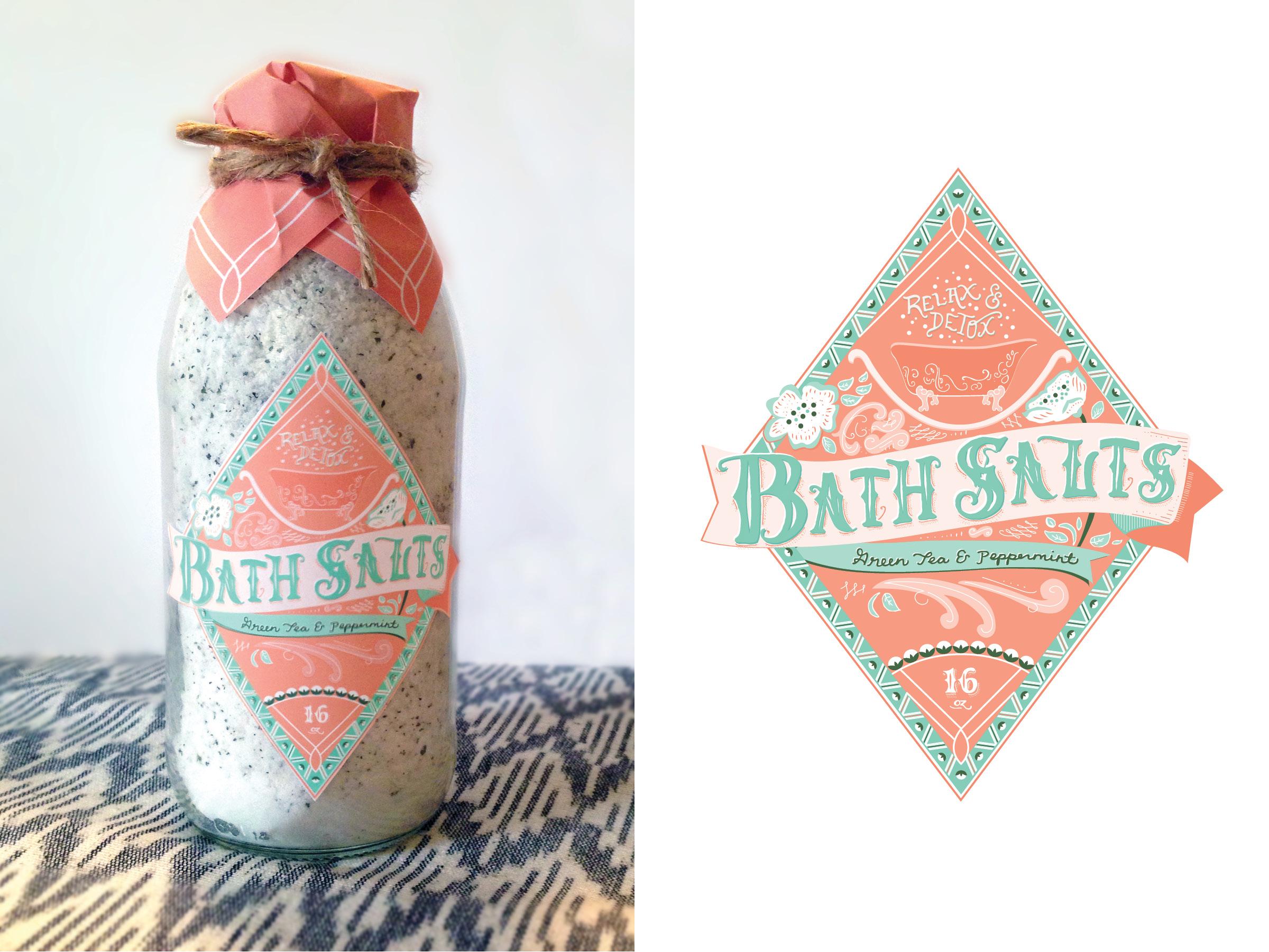 Bath Salt Label Skillshare Projects