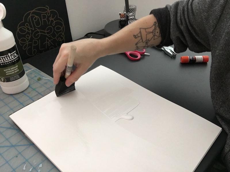 Personalize Your Paper Art Learn to Use Acrylic Matte Medium! Skillshare