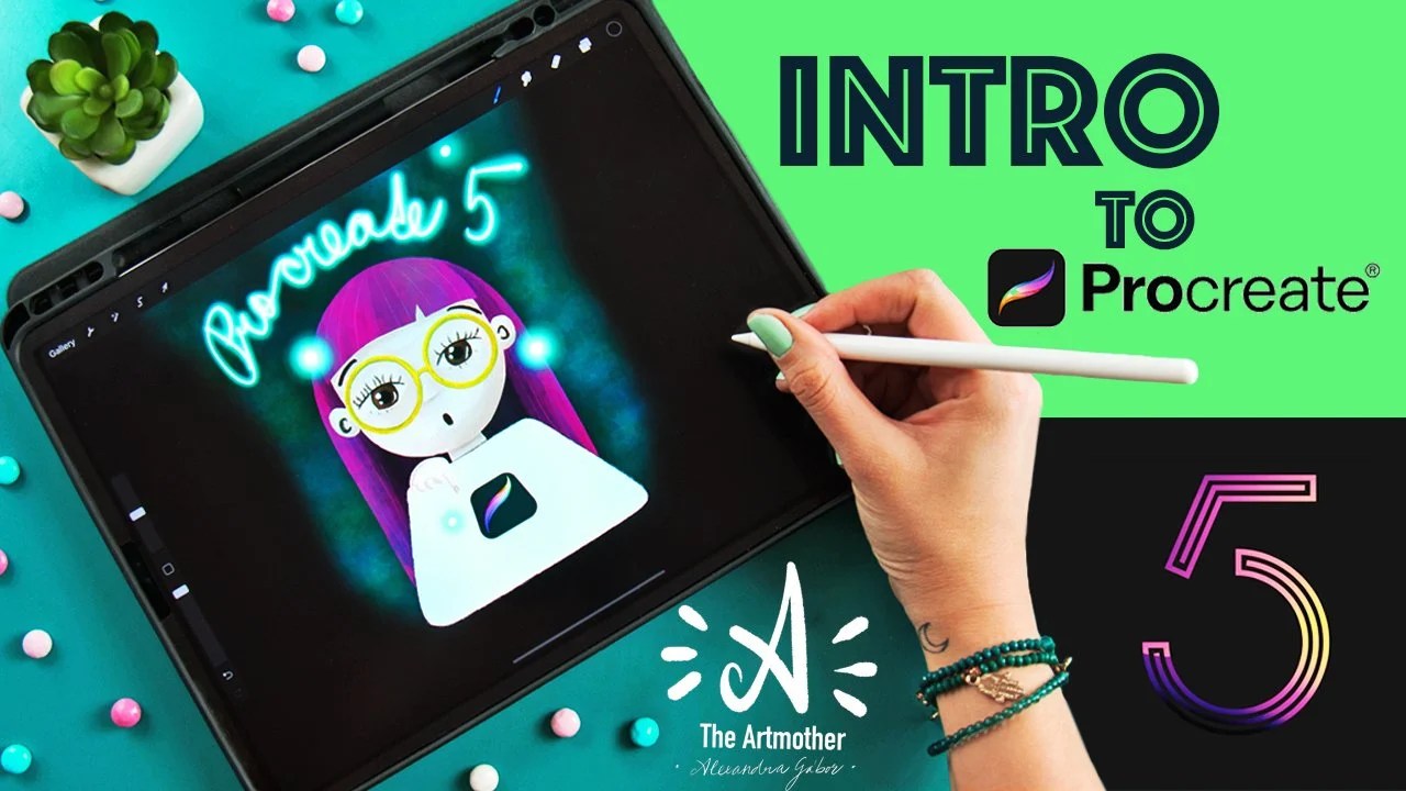Intro To Procreate 5 Create a Glowing Animated Illustration The
