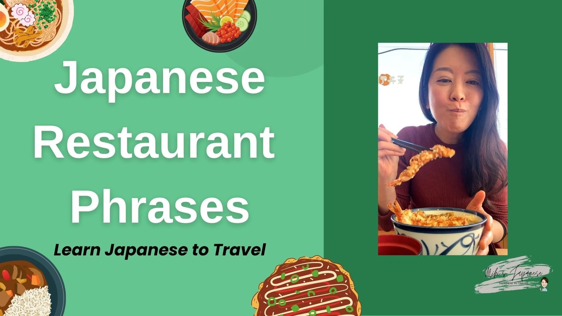 Japanese Restaurant Phrases entering a restaurant Mikiko Miki's