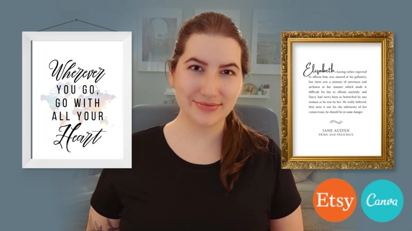 Sell Printable Word Art with Canva and Etsy Rebecca Wilson Skillshare