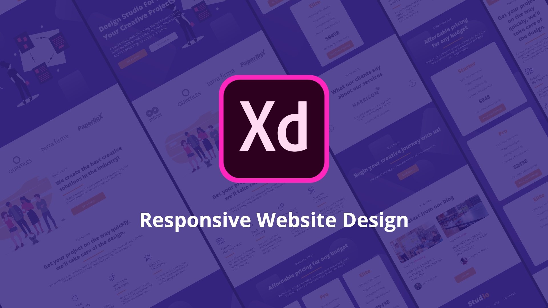 Responsive Website Design In Adobe Xd Web Donut Skillshare