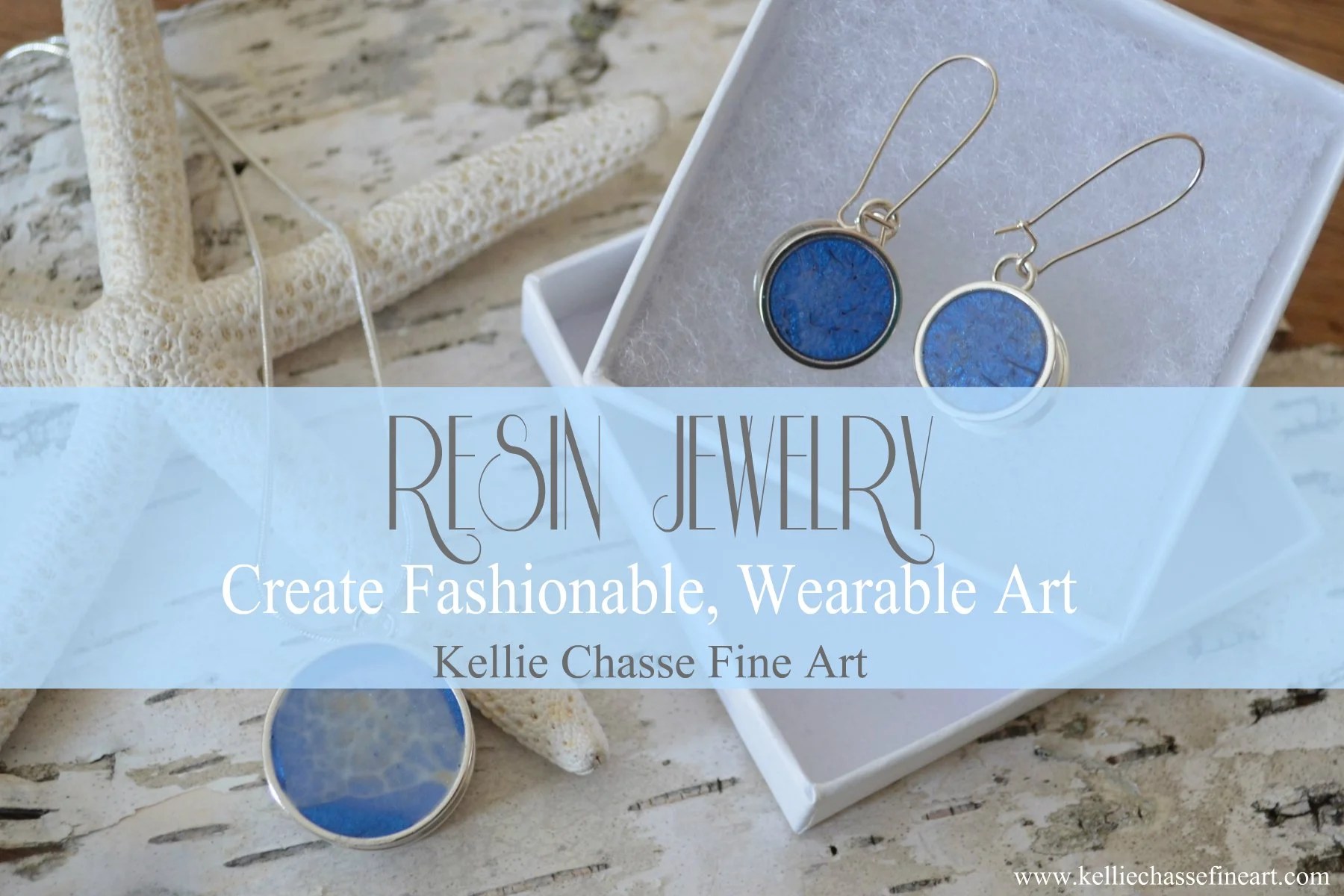 Fashionable Resin Jewelry for Beginners Create a Pendant and Earring