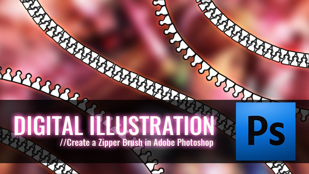 Digital Illustration Create a Zipper Brush in Adobe Sydney