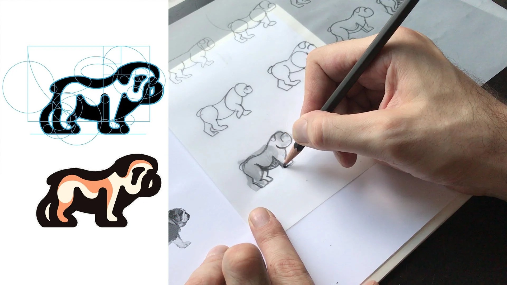 Mastering Logo Design Gridding with the Golden Ratio Bokhua