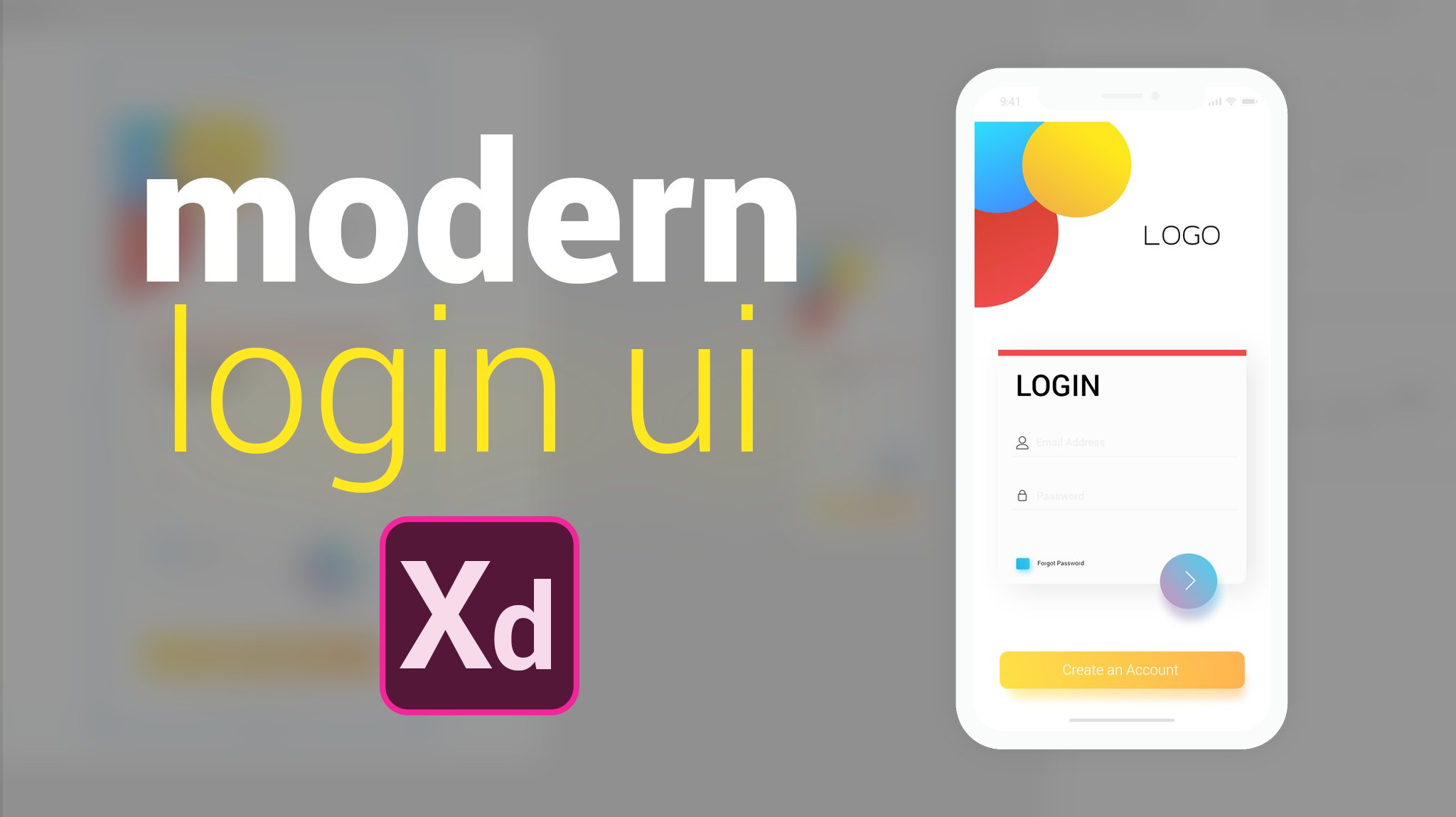 Login Screen UI Design in Adobe XD HU Shahir Skillshare