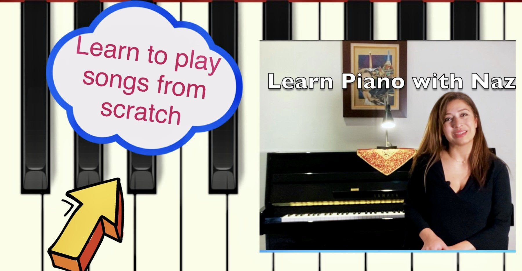 Learn to play Songs on the Piano from the Scratch ! Learn the music