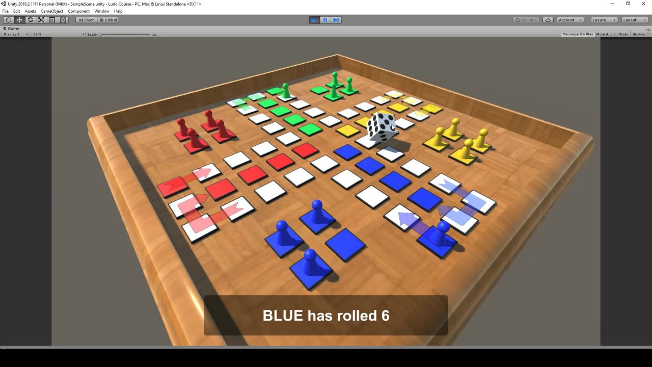 Unity Game Tutorial Board Game Ludo 3D Octo Man