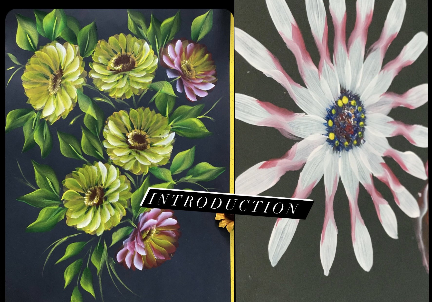 One stroke painting of Realistic Daisy Fathima Aafreen Skillshare