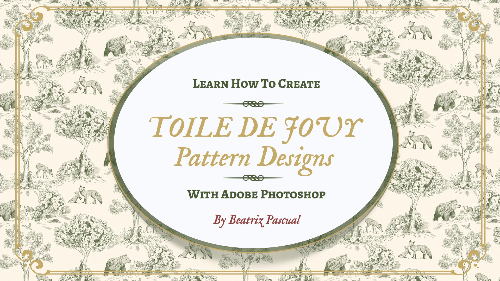 Learn How to Create Toile de Jouy Patterns with Adobe