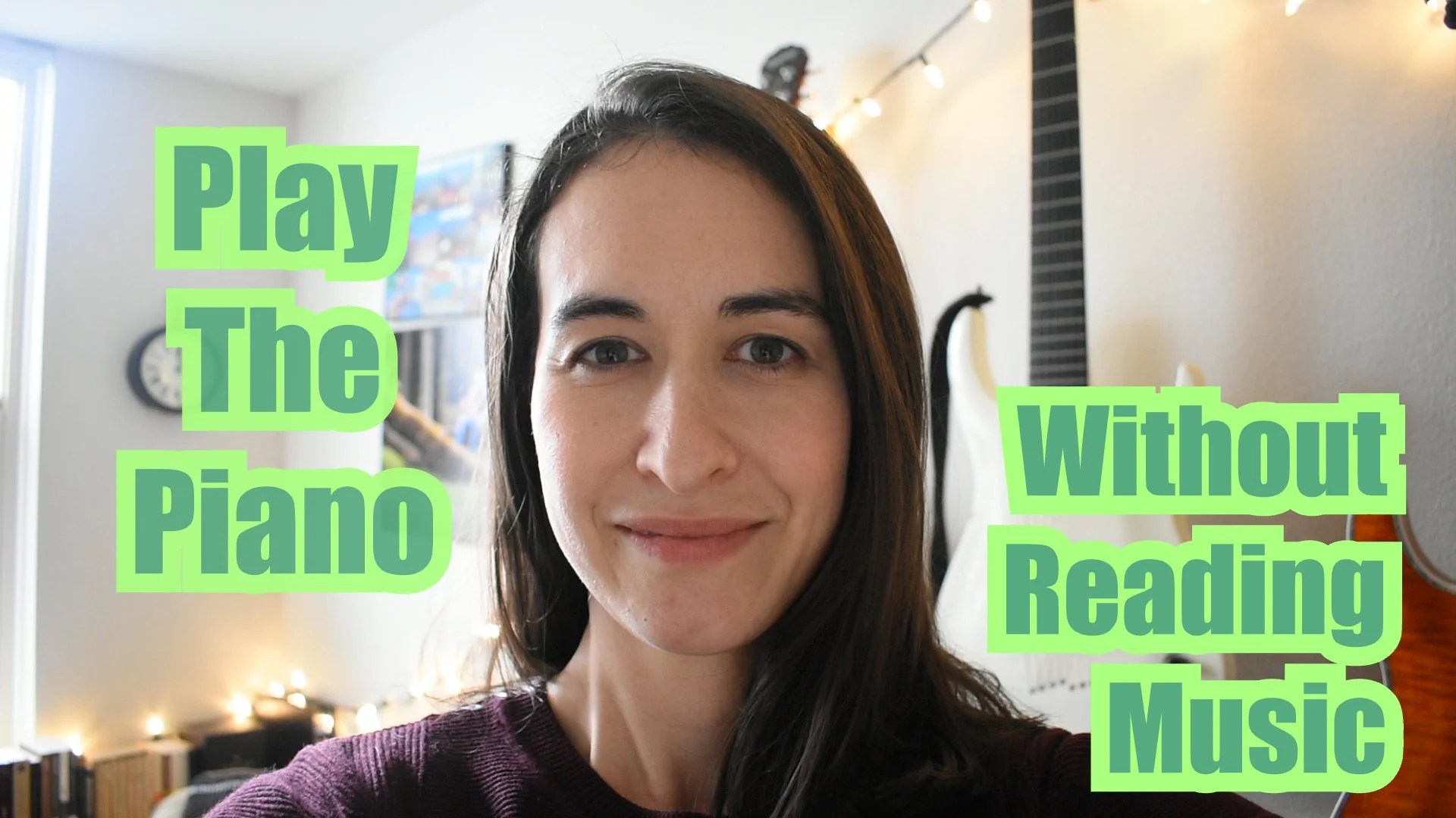 Beginner Piano Lesson Quickly Learn a Song on the Piano WITHOUT reading music Nancy Bernard