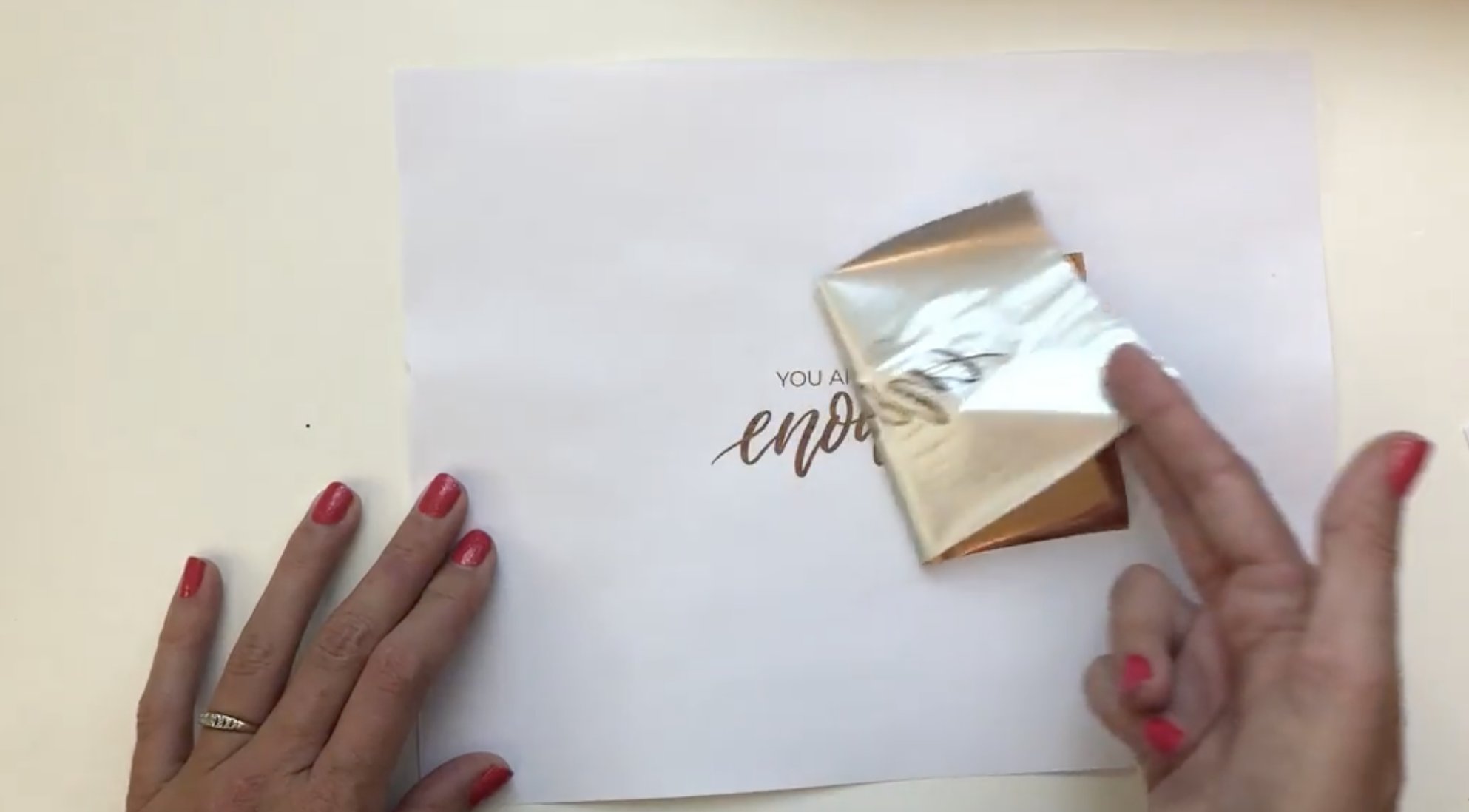 Foil Effects for Your Lettering and Artwork How to Use Heat Transfer