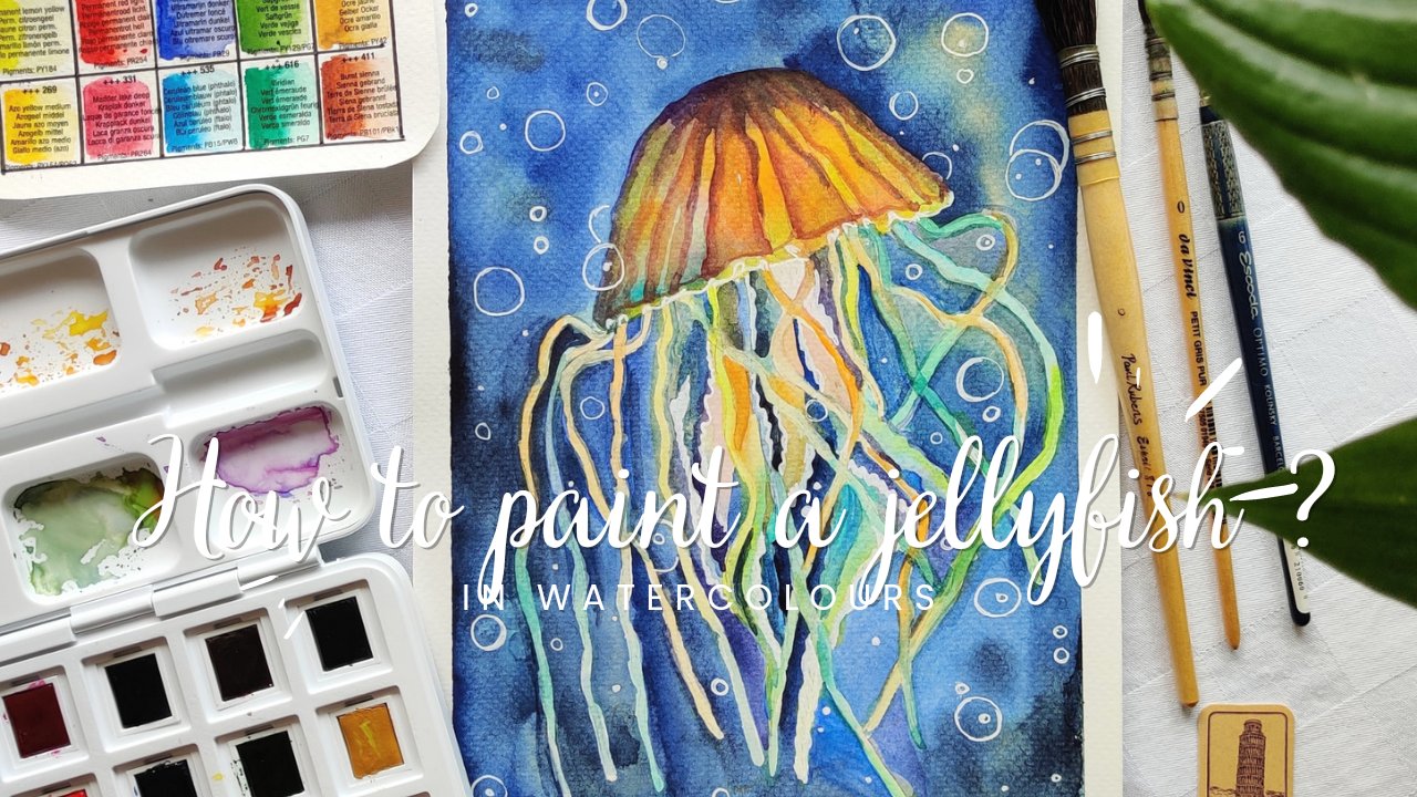 How to paint jellyfish in watercolours Ala Lopatniov Skillshare