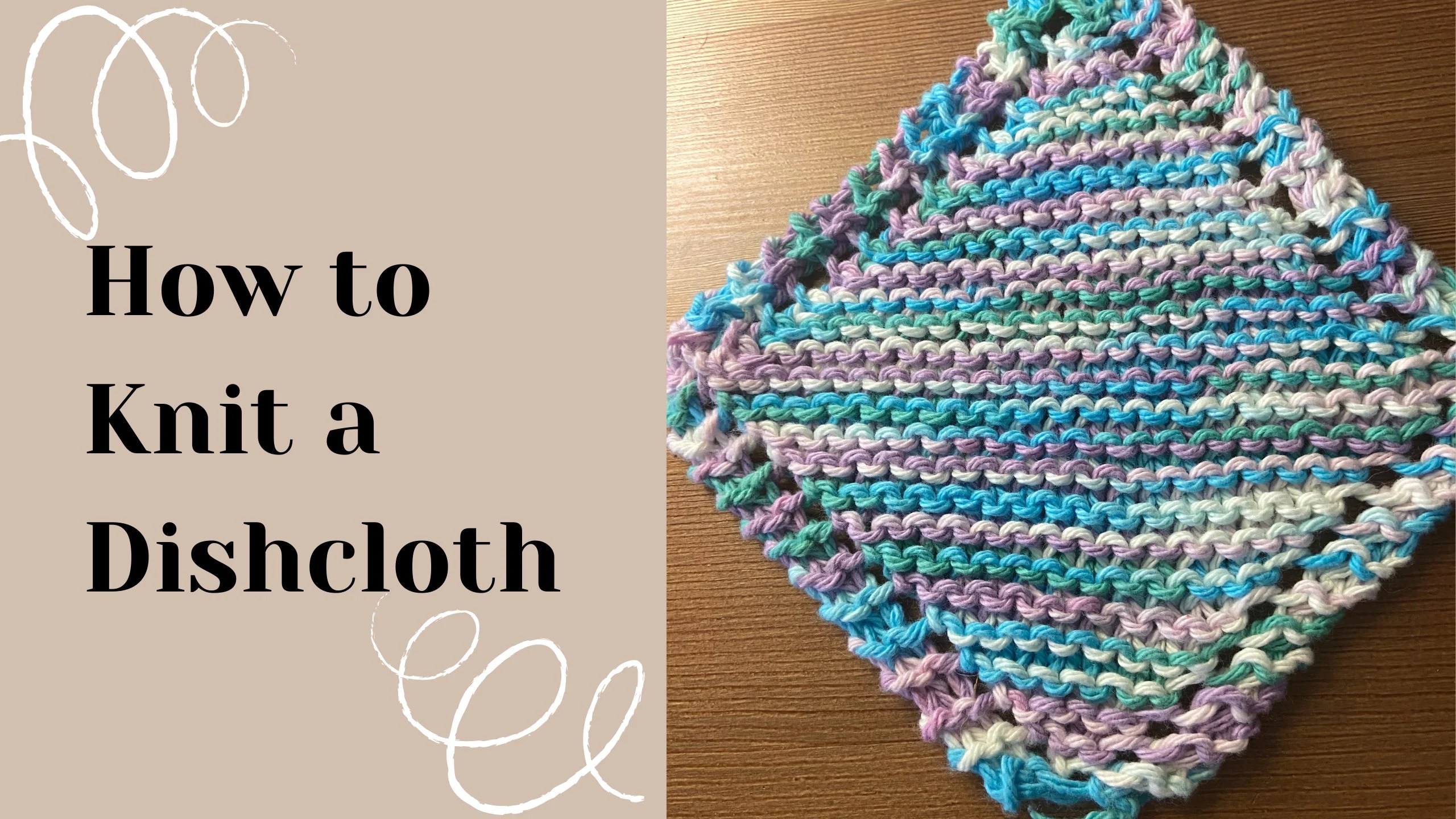How to knit a dishcloth. Samantha Locking Skillshare