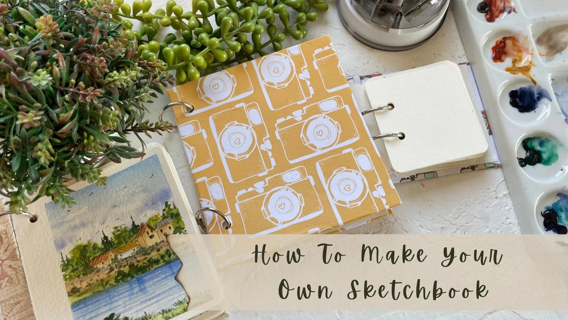 How to Make your Own Sketchbook from Scratch Easy Technique Shreya Gada Skillshare