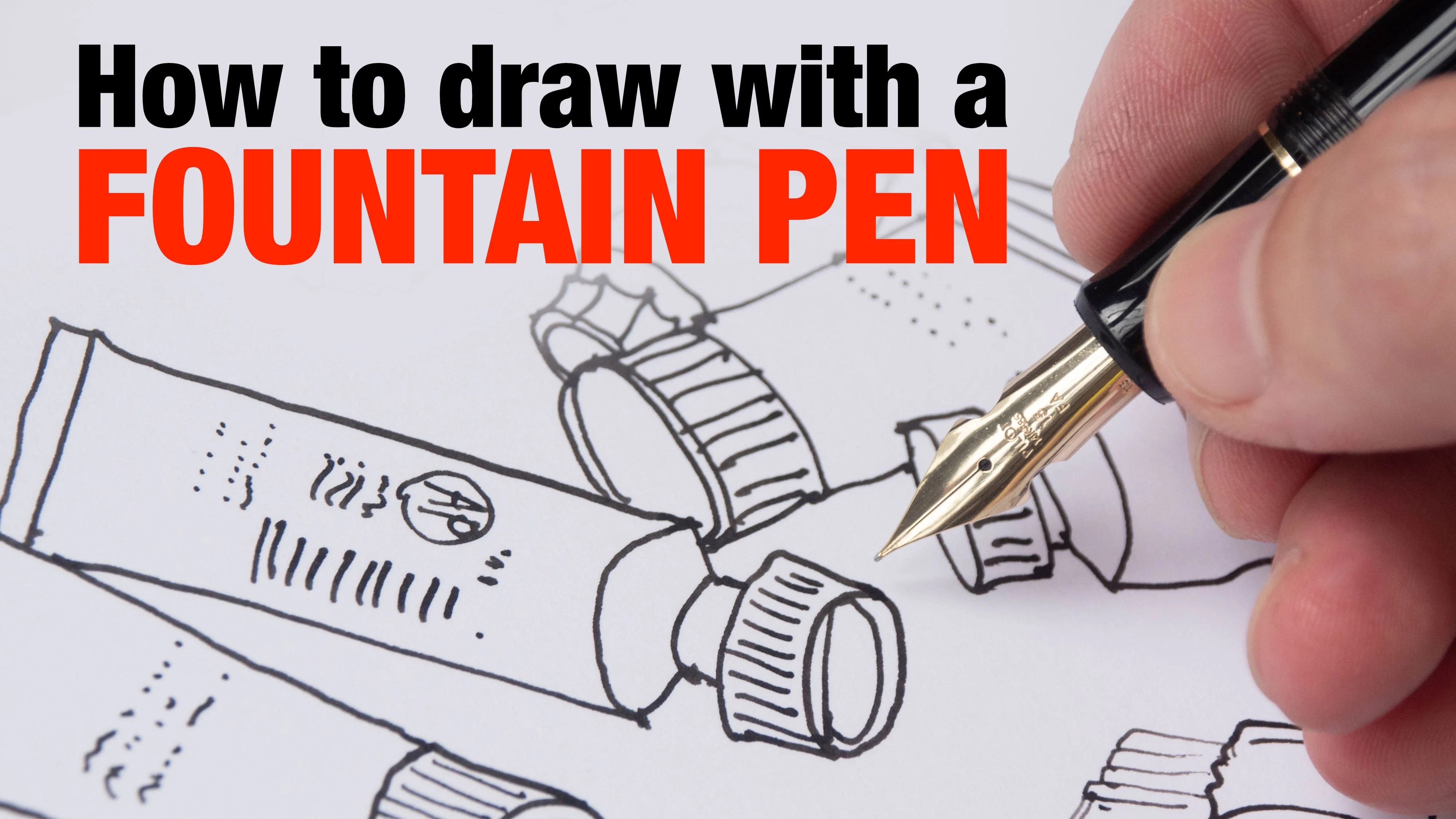 How to Draw with a Fountain Pen Teoh Yi Chie Skillshare