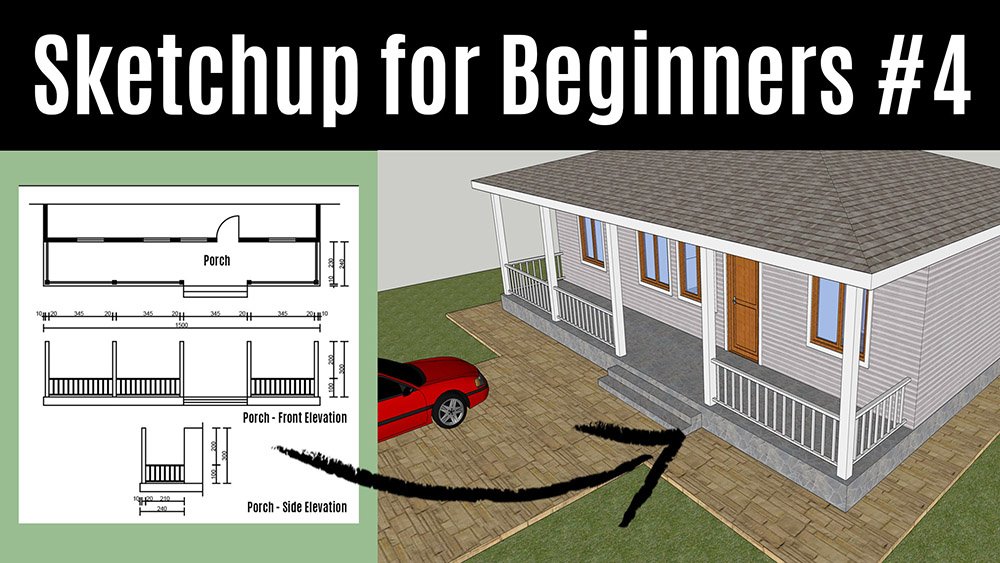Sketchup For Beginners How To Create Your First 3D House from Scratch