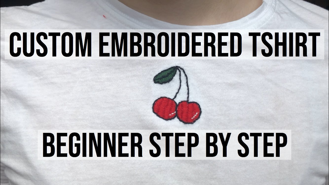 Beginner Embroidery Easy Step By Step Guide On How To Embroider A T