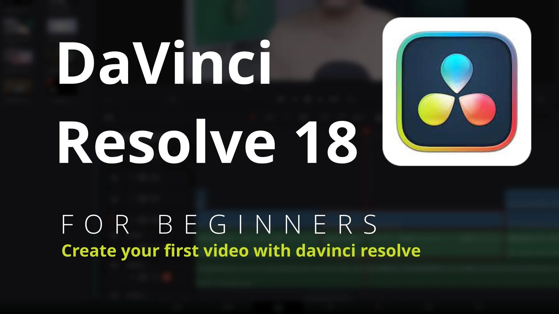 DaVinci Resolve 18 How to edit step by step with Resolve Issam
