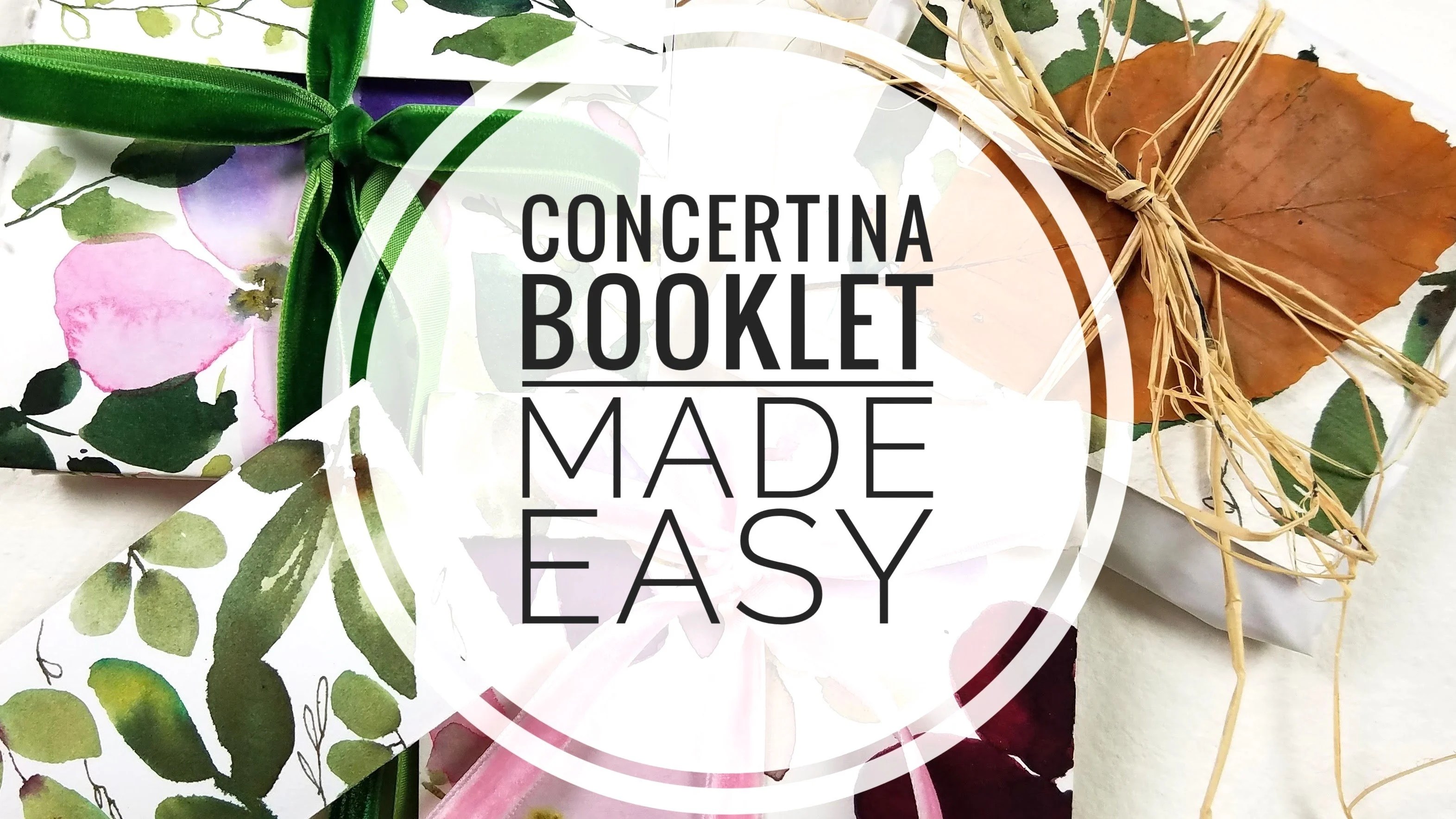 Folleto para concertina fácil Holly Tomas Design Skillshare