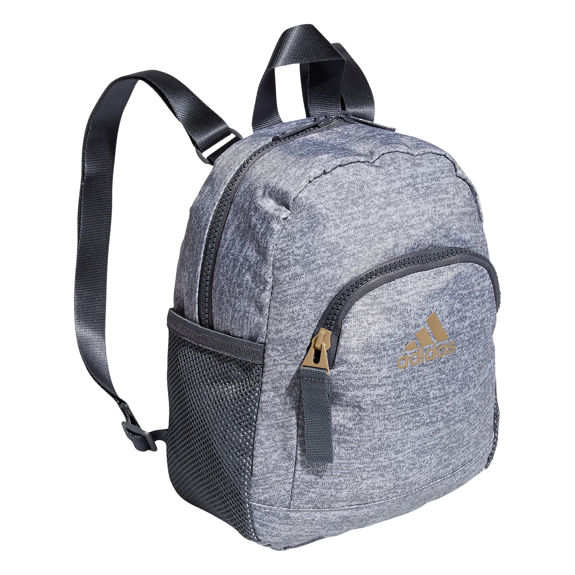 adidas Linear Mini Backpack Small Travel Bag (Jersey Grey/Onix Grey