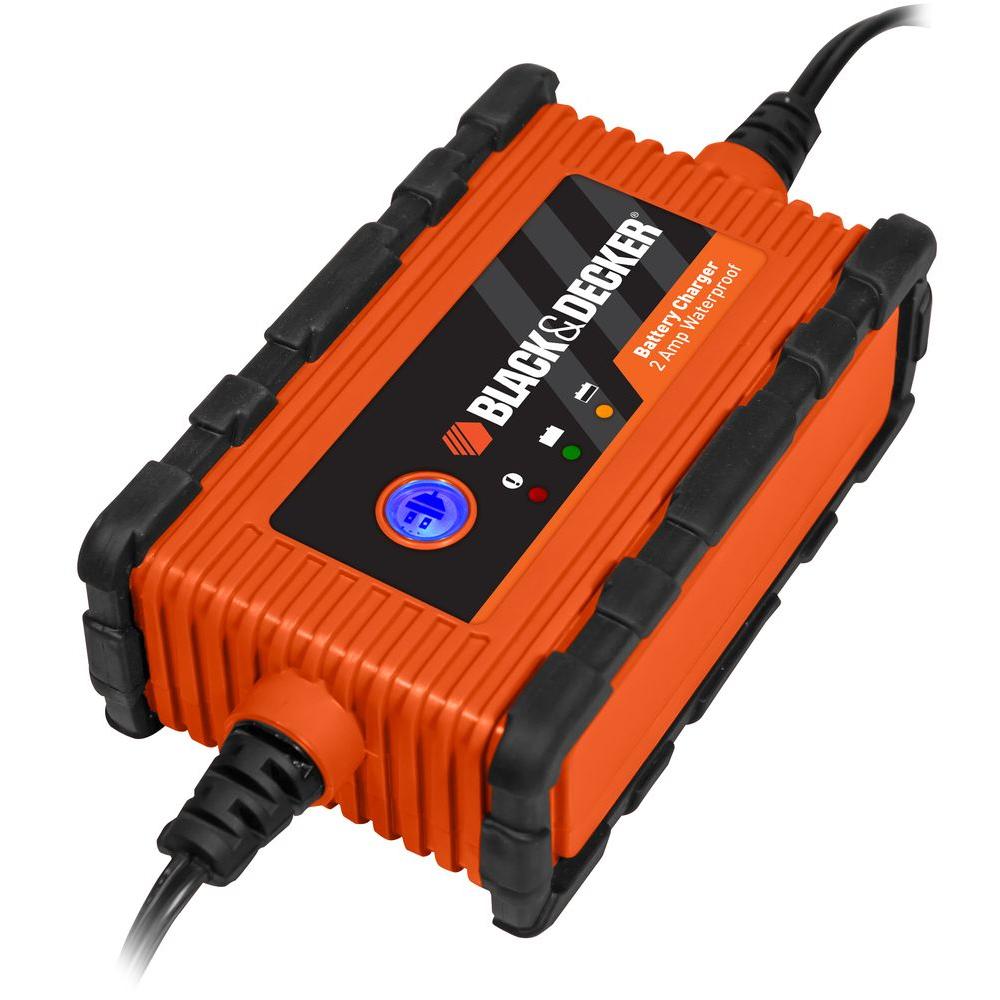 Black+decker BC2WBD Waterproof Battery Charger/maintainer (2 Amps) 16.