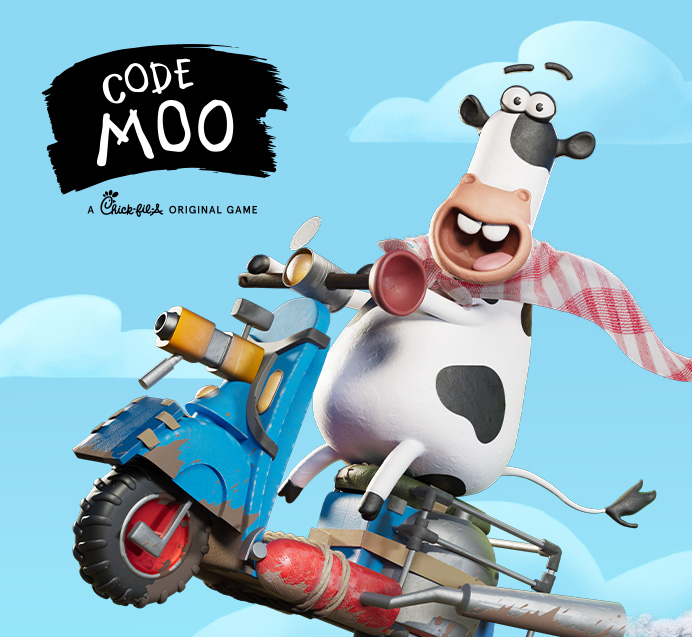ChickfilA Play Code Moo Mobile Browser Game, Get Medium Waffle