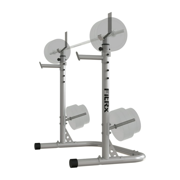 FitRx Squat Rack Bench Press Weight Rack (390lbs. Weight Limit) 78